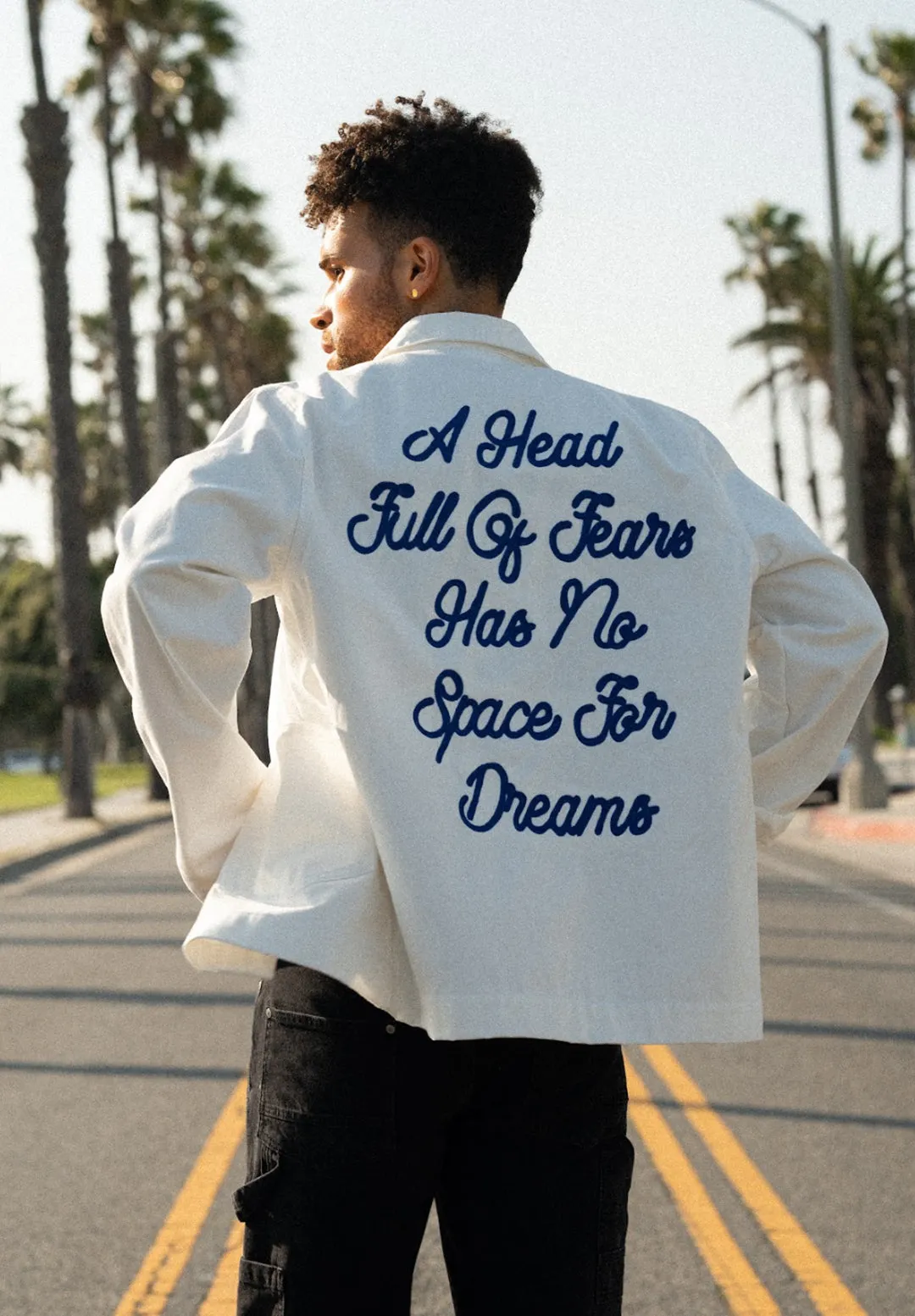 White Space for Dreams Jacket - Medium sold by Seek Discomfort
