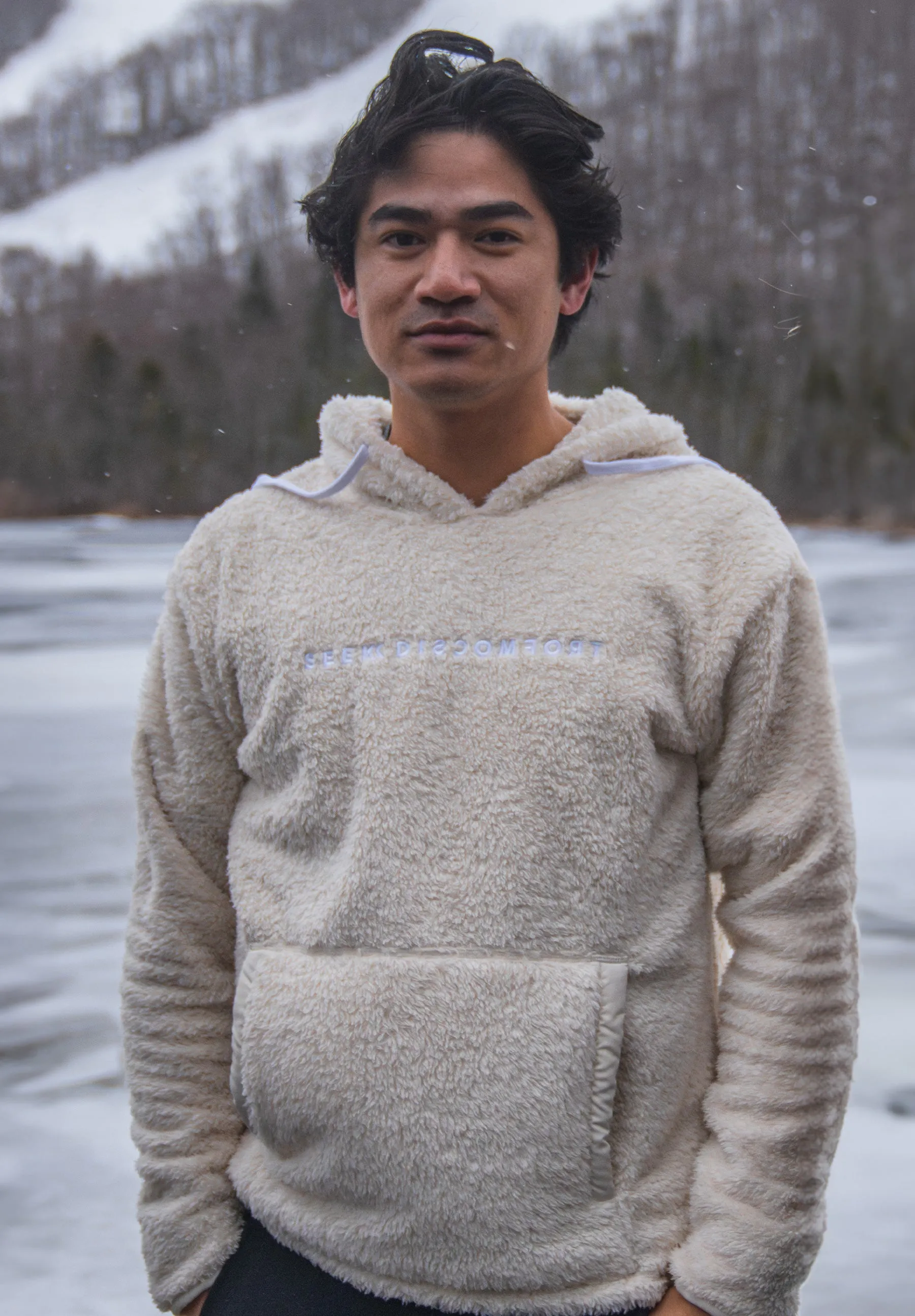 Cloud Sherpa Hoodie sold by Seek Discomfort product image thumbnail 5