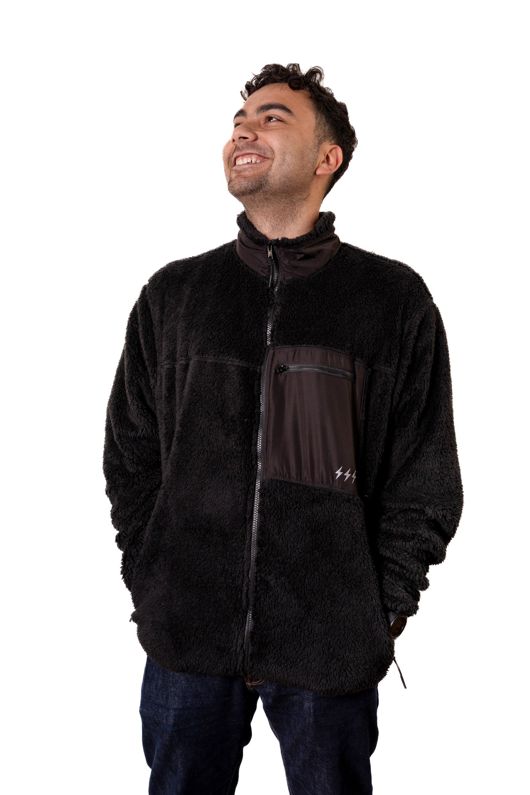 » Black Sherpa Jacket (5% off) sold by Seek Discomfort