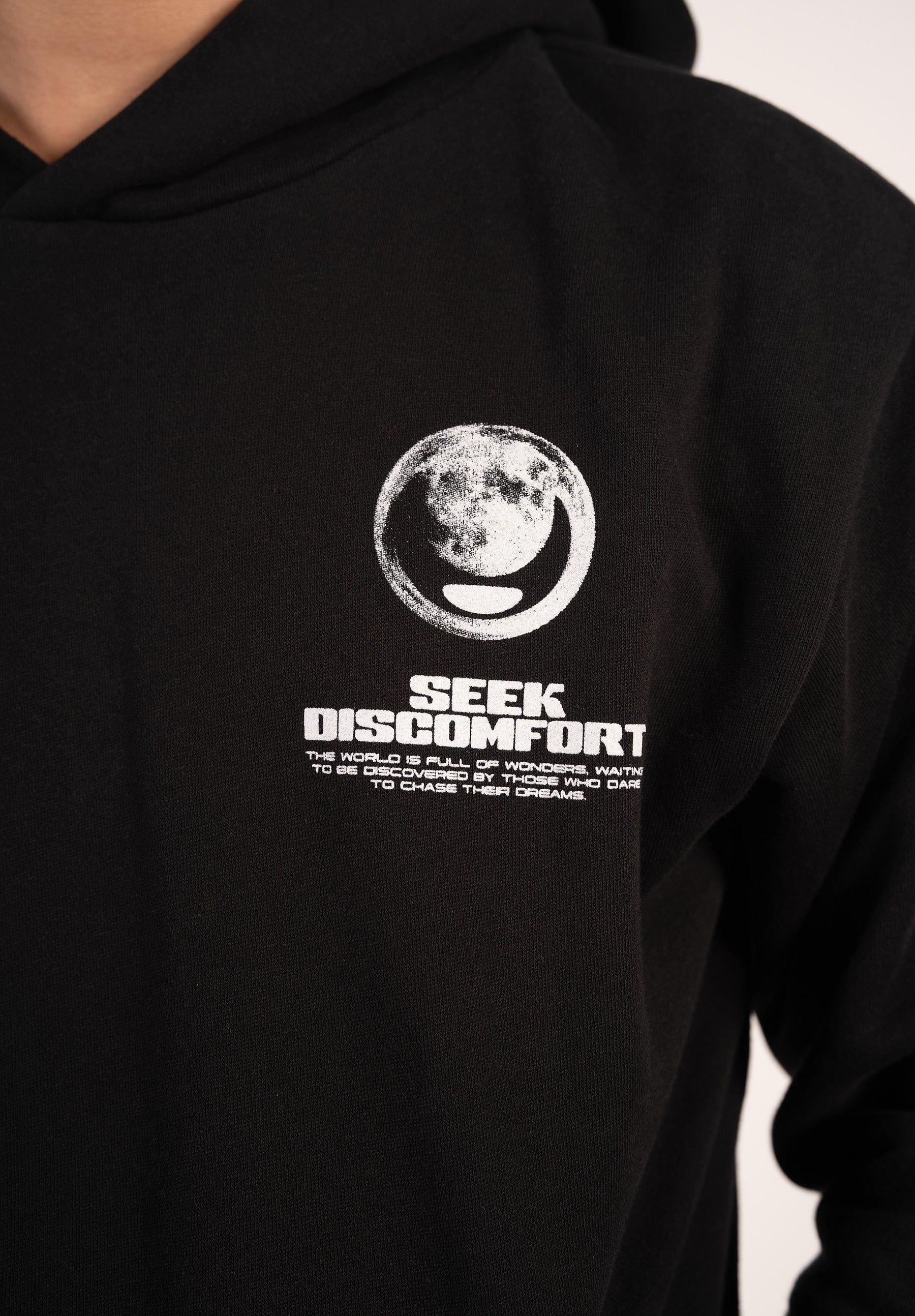 Black Under the Moonlight Hoodie sold by Seek Discomfort product image thumbnail 4
