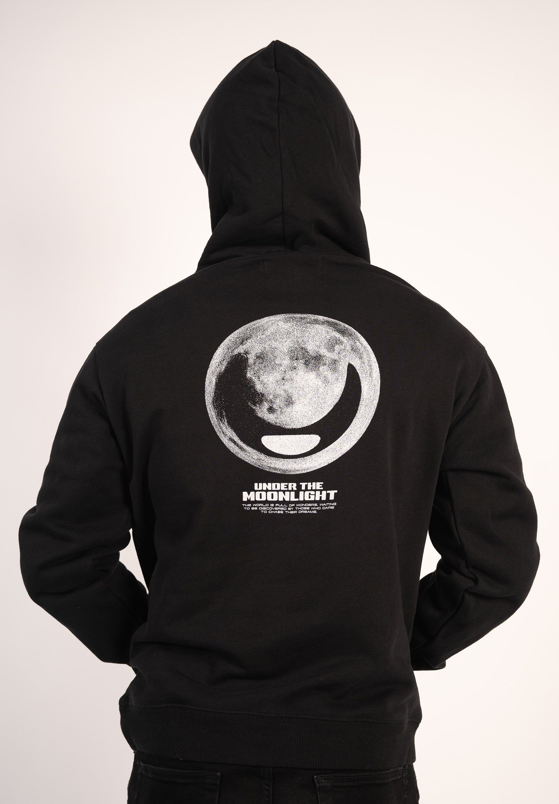Black Under the Moonlight Hoodie sold by Seek Discomfort product image thumbnail 3