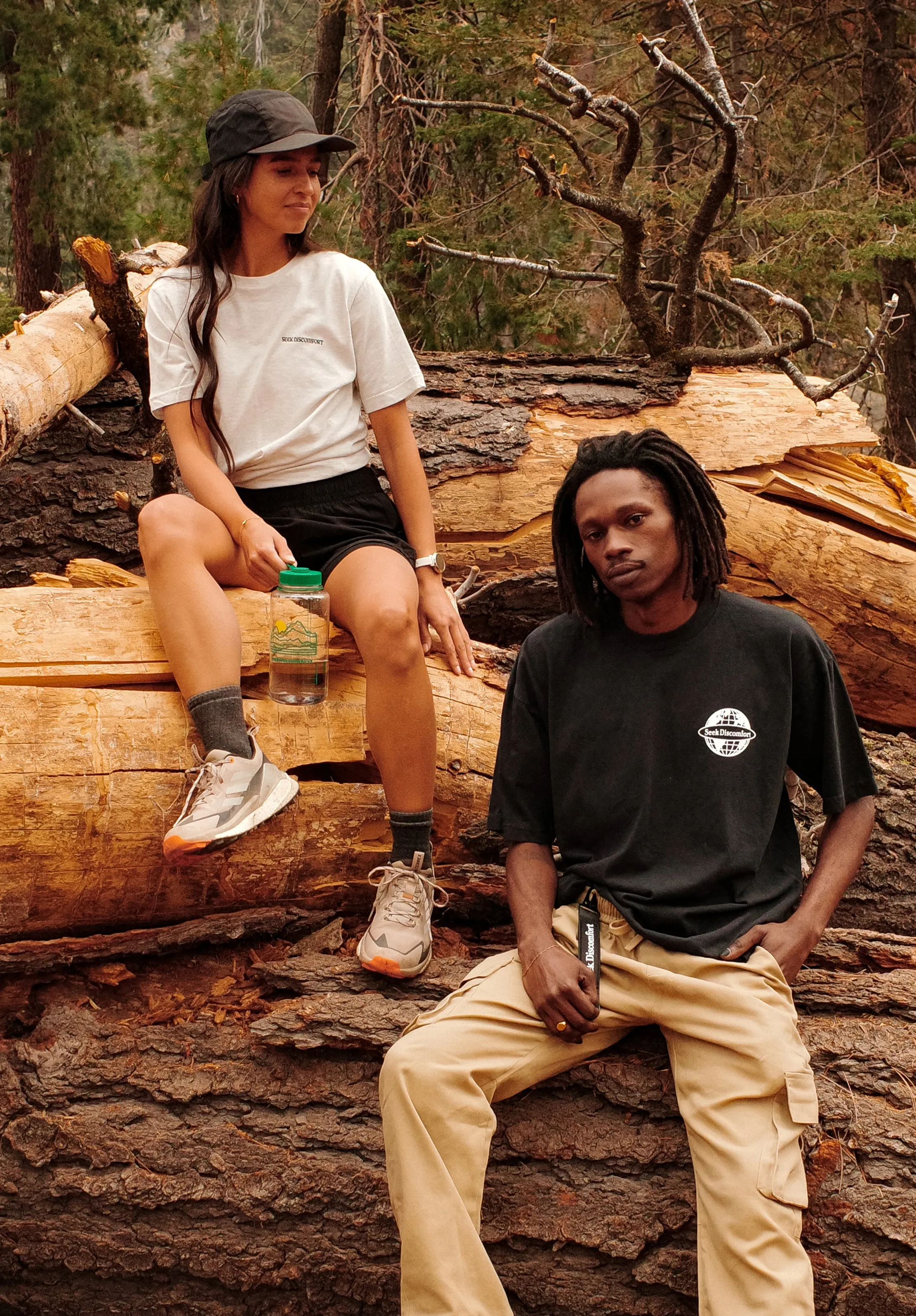 Mountain Spirit Trail Tee - Oatmeal Heather sold by Seek Discomfort product image thumbnail 4