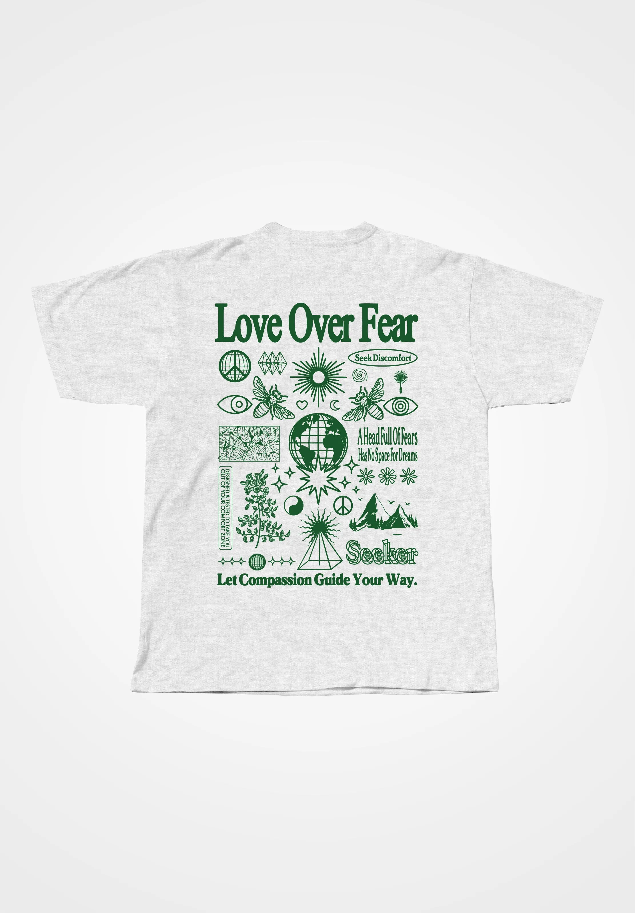 Field Notes Tee - Heather Gray sold by Seek Discomfort