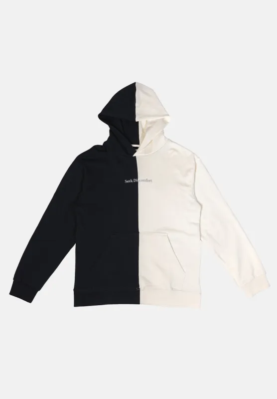 Black Split Seeker Hoodie sold by Seek Discomfort