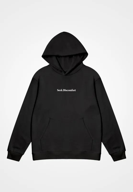 Black Seeker Hoodie sold by Seek Discomfort