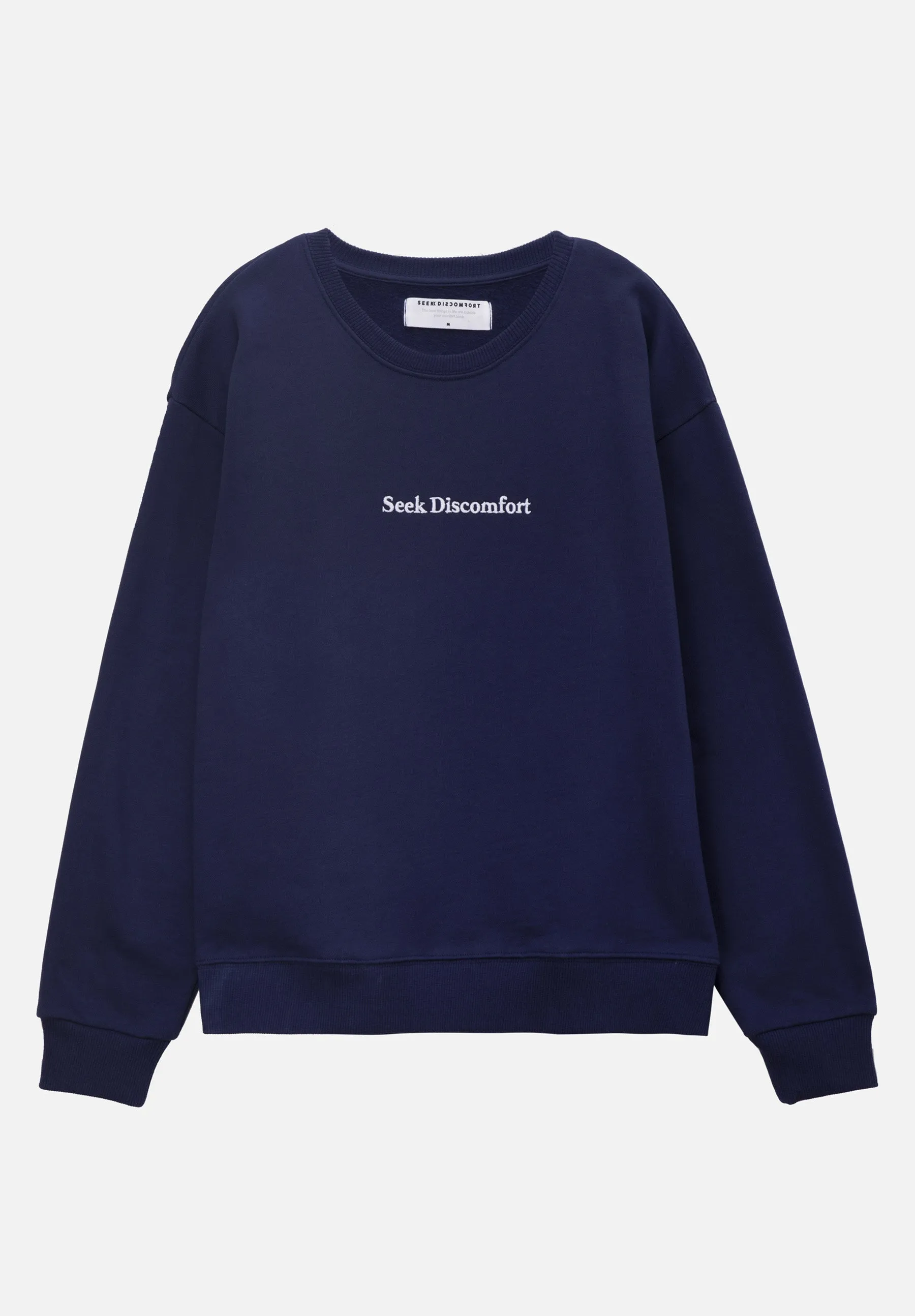 Indigo Seeker Sweatshirt sold by Seek Discomfort