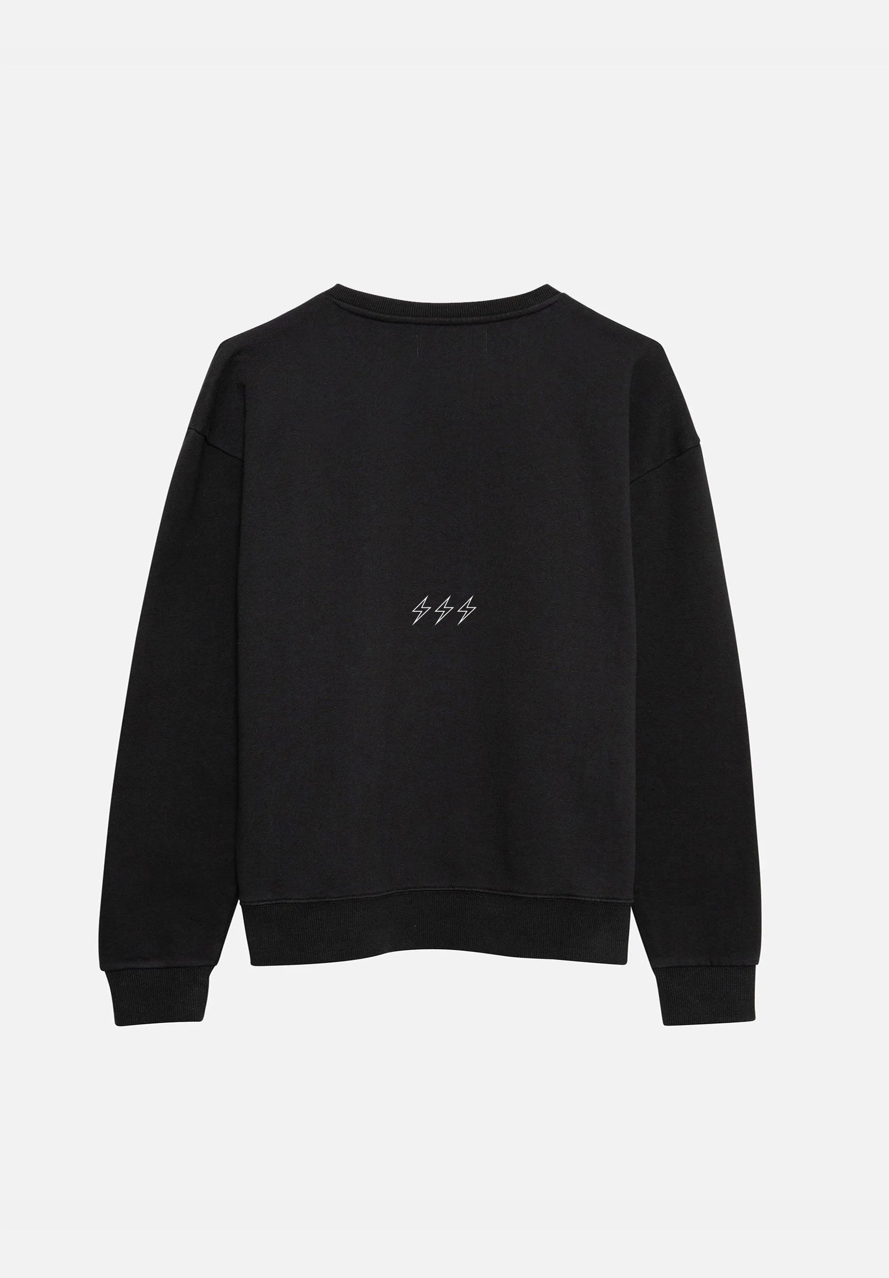 Black Seeker Sweatshirt sold by Seek Discomfort product image thumbnail 2