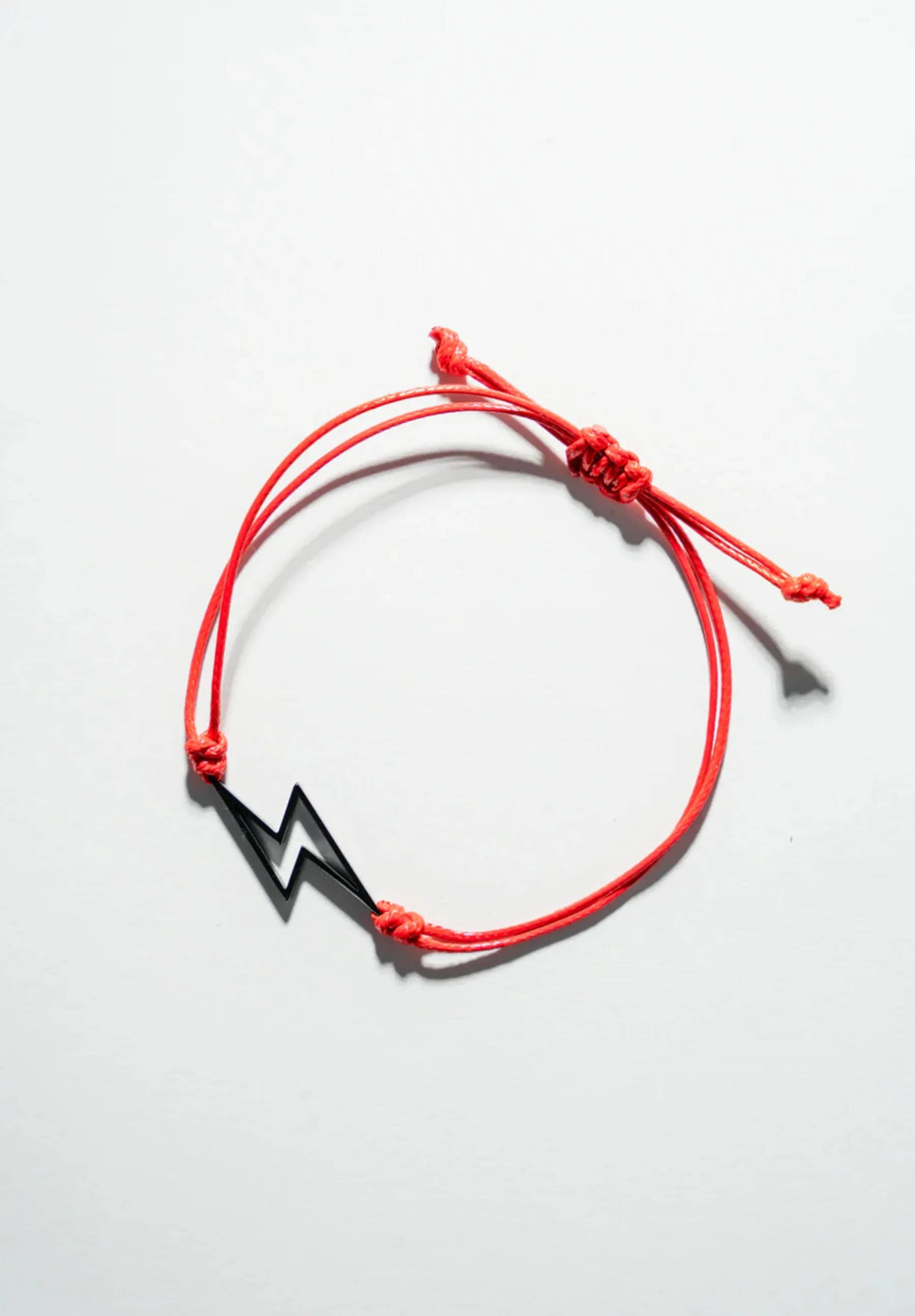 Red Rope Bracelet - Black Bolt sold by Seek Discomfort