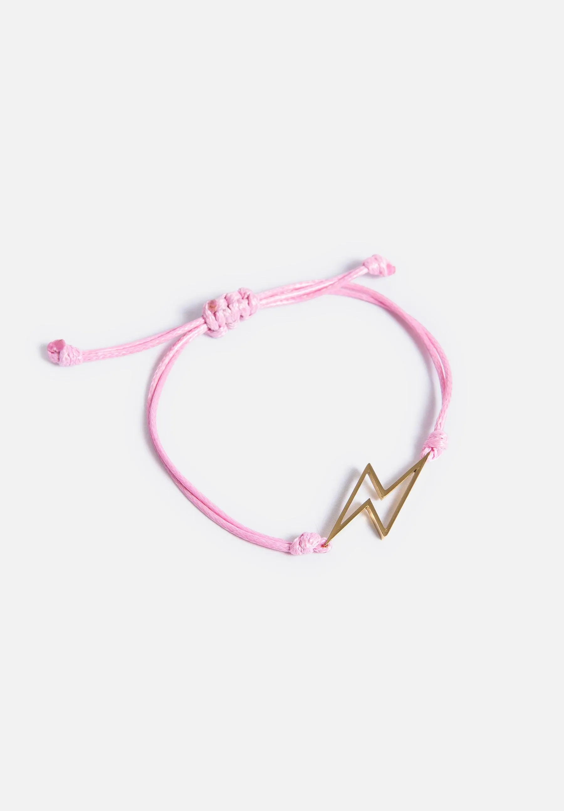 Rose Rope Bracelet - Gold Bolt sold by Seek Discomfort