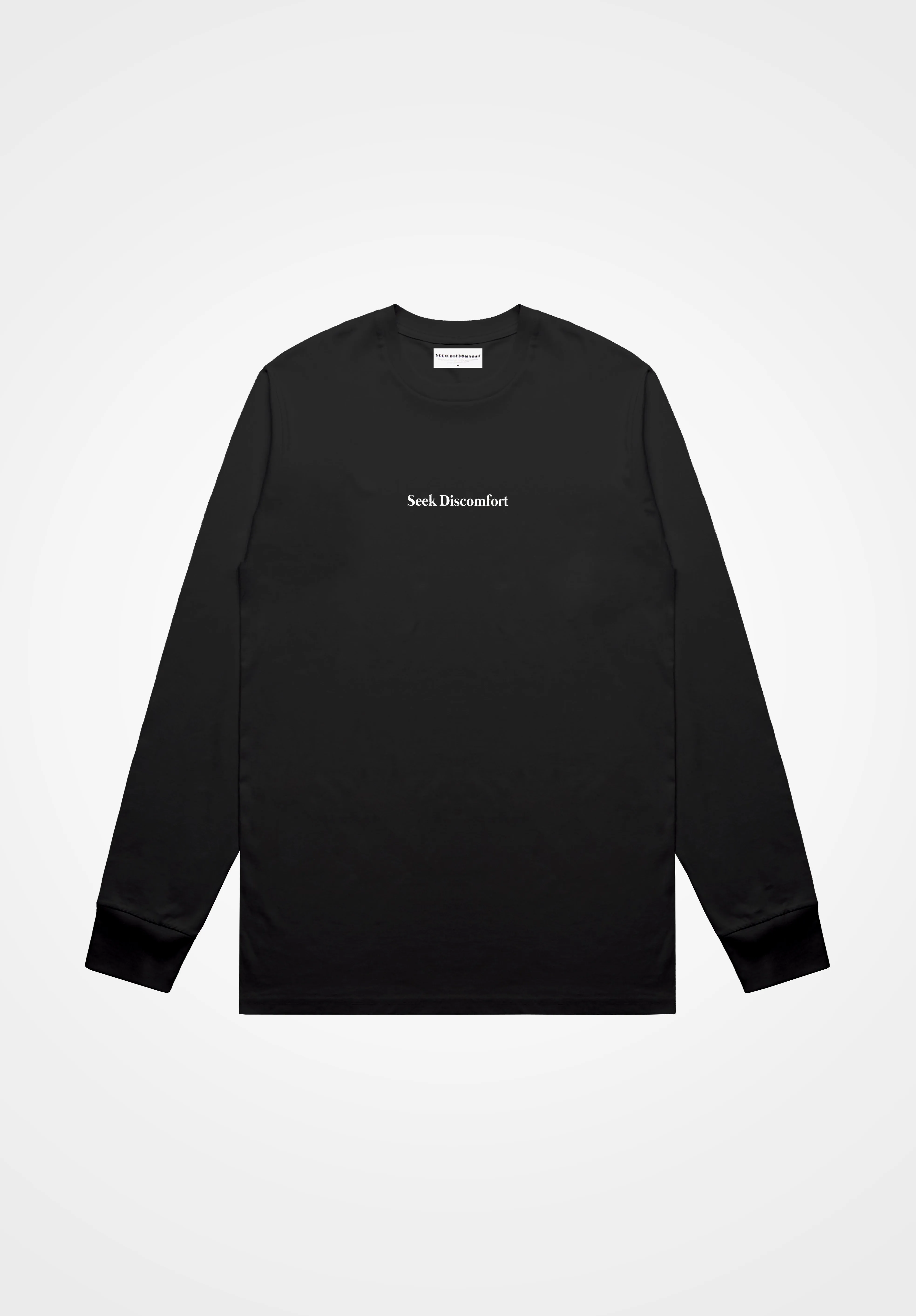 Black Seeker LS Tee sold by Seek Discomfort