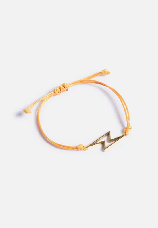 Yellow Rope Bracelet - Gold Bolt sold by Seek Discomfort
