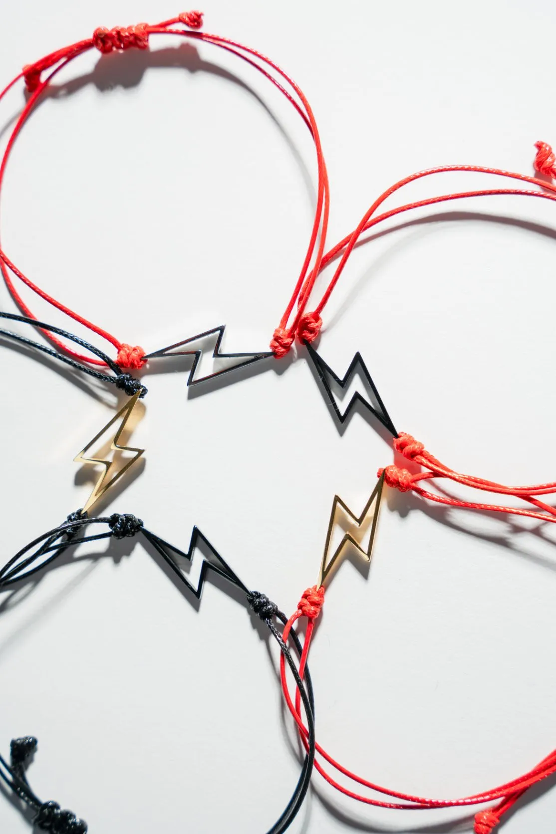 Navy Rope Bracelet - Silver Bolt sold by Seek Discomfort product image thumbnail 3