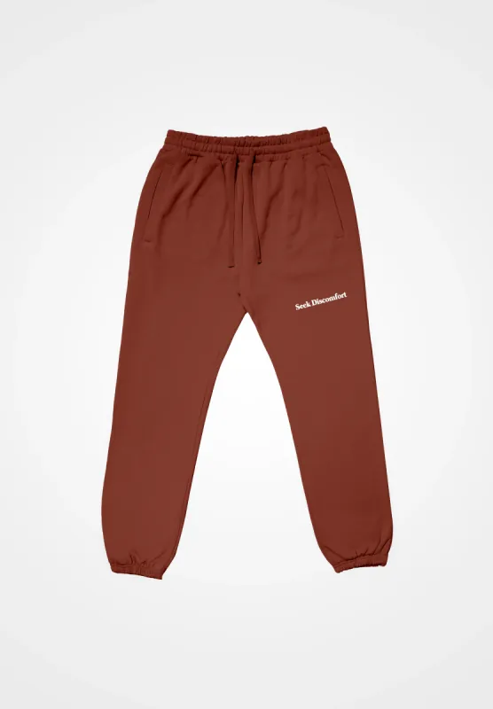 Burnt Peach Seeker Sweatpants sold by Seek Discomfort