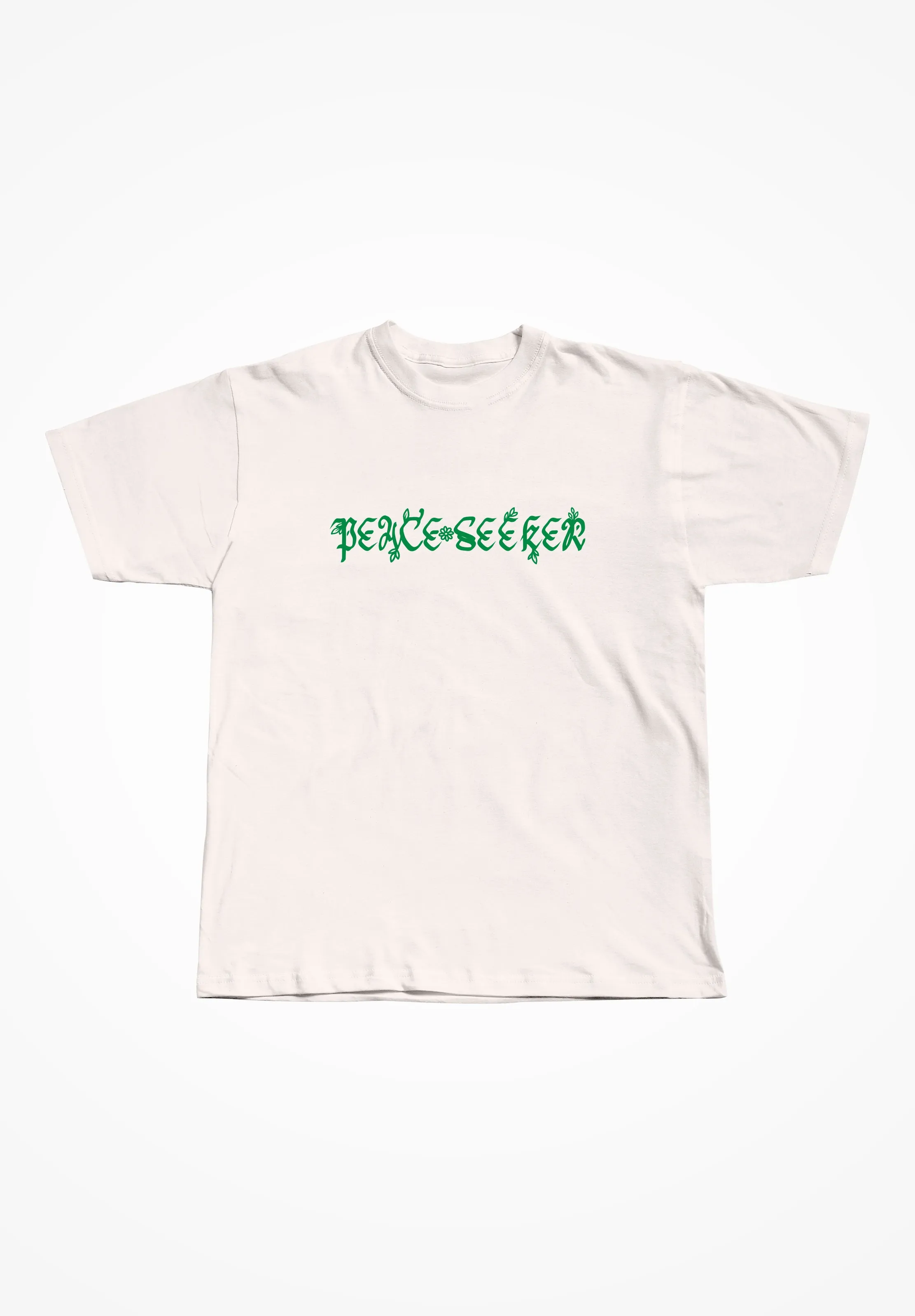 Peace Seeker Tee Natural sold by Seek Discomfort product image thumbnail 2