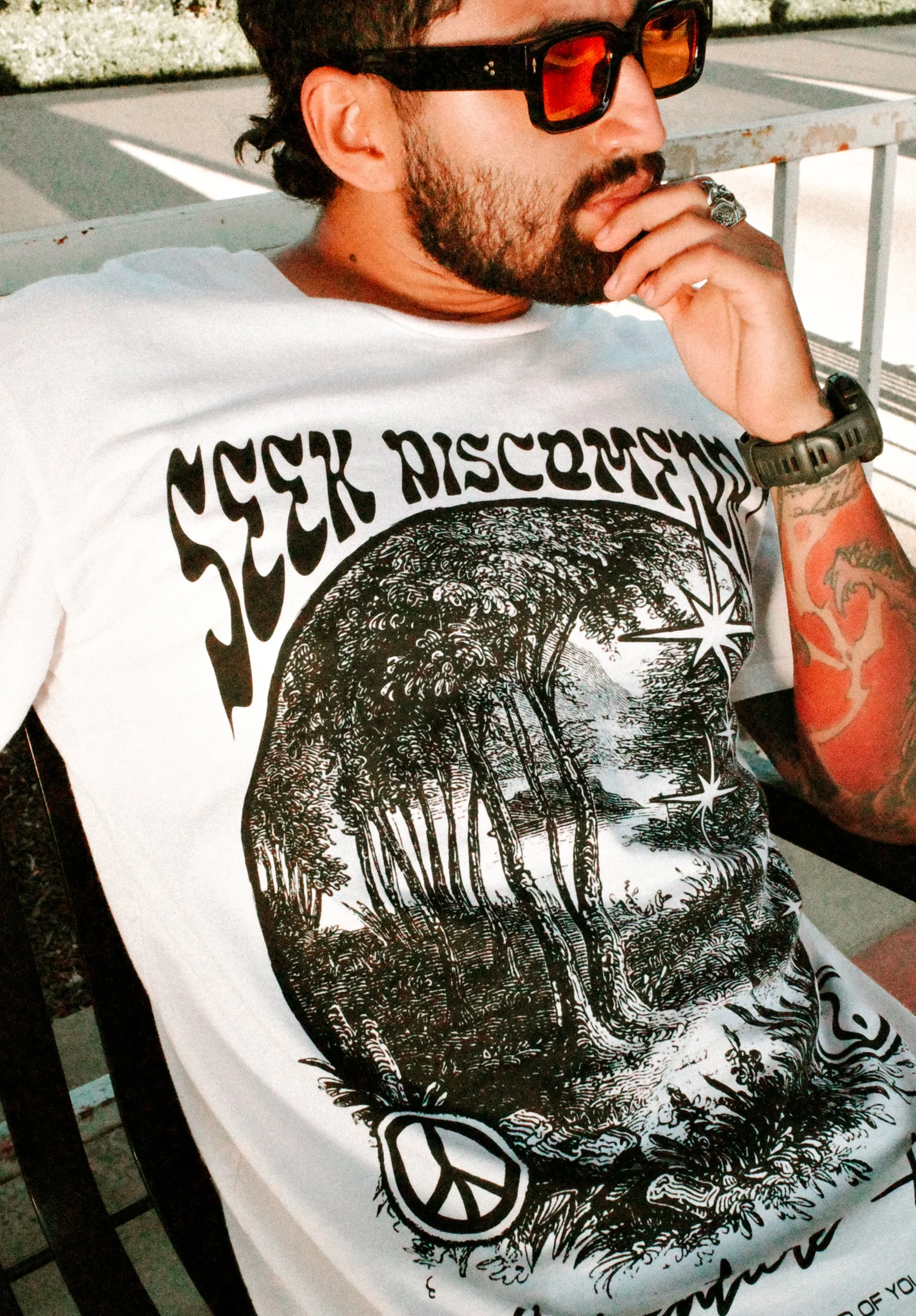 Peace & Soul Tee sold by Seek Discomfort product image thumbnail 3