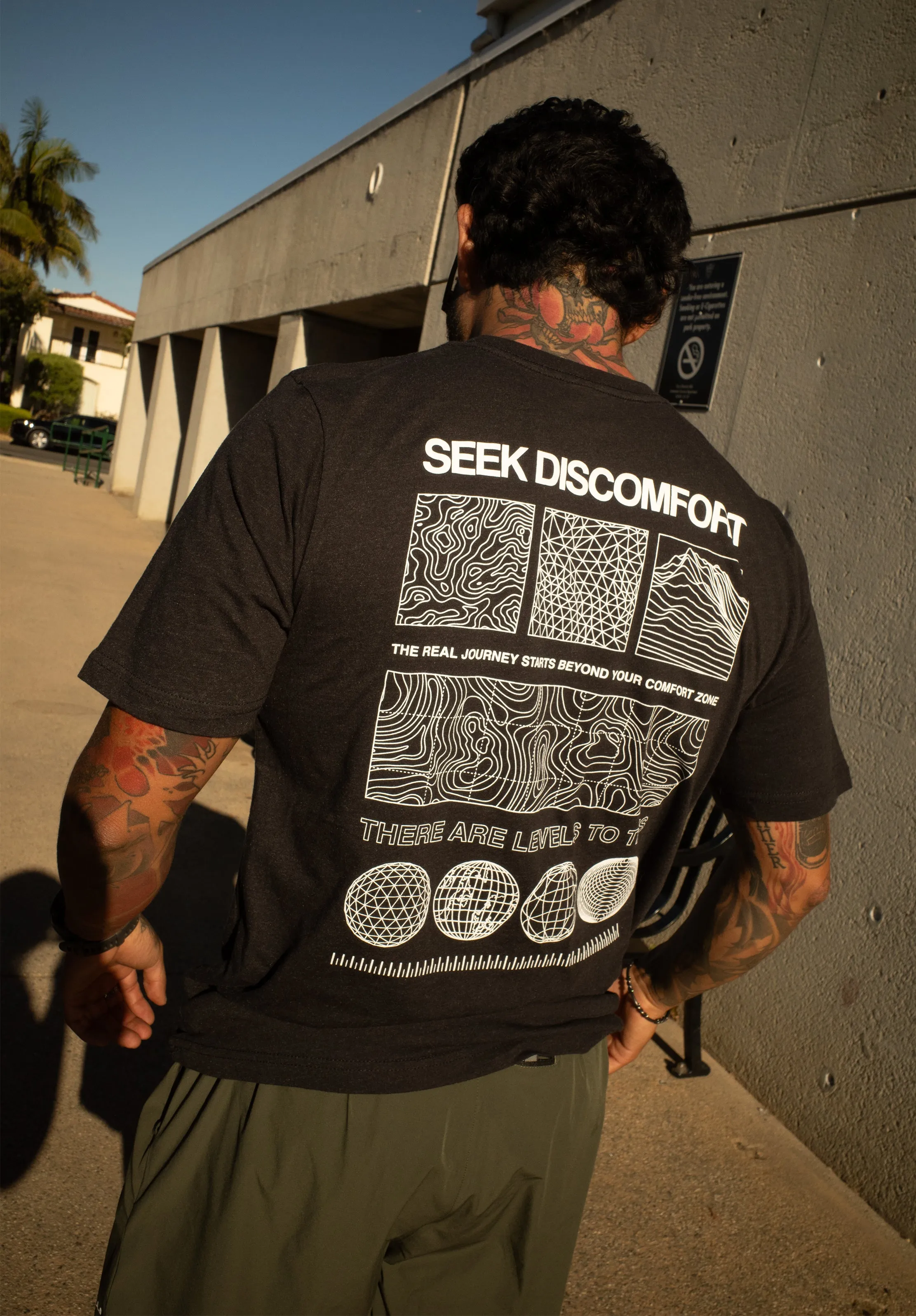 Levels Tee sold by Seek Discomfort product image thumbnail 3