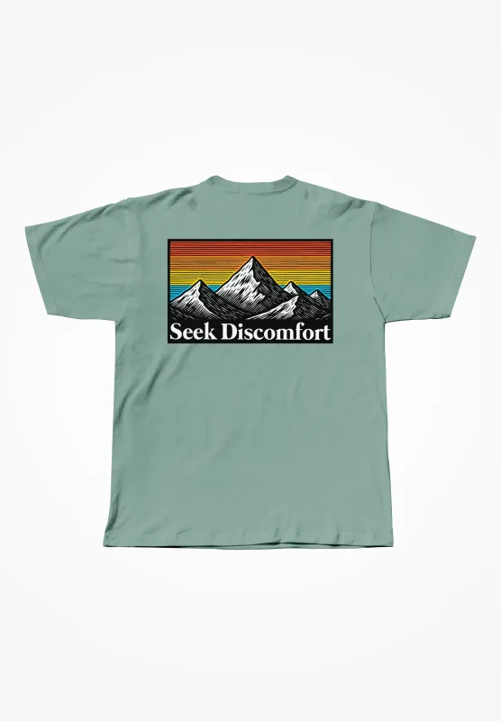 Climb High Tee sold by Seek Discomfort