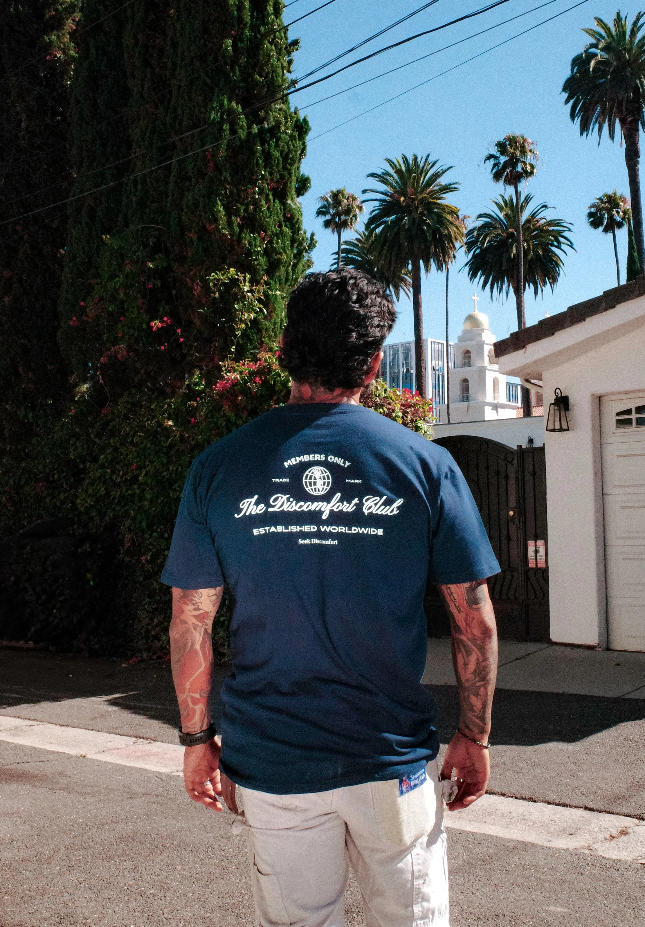 Discomfort Club Tee sold by Seek Discomfort product image thumbnail 3