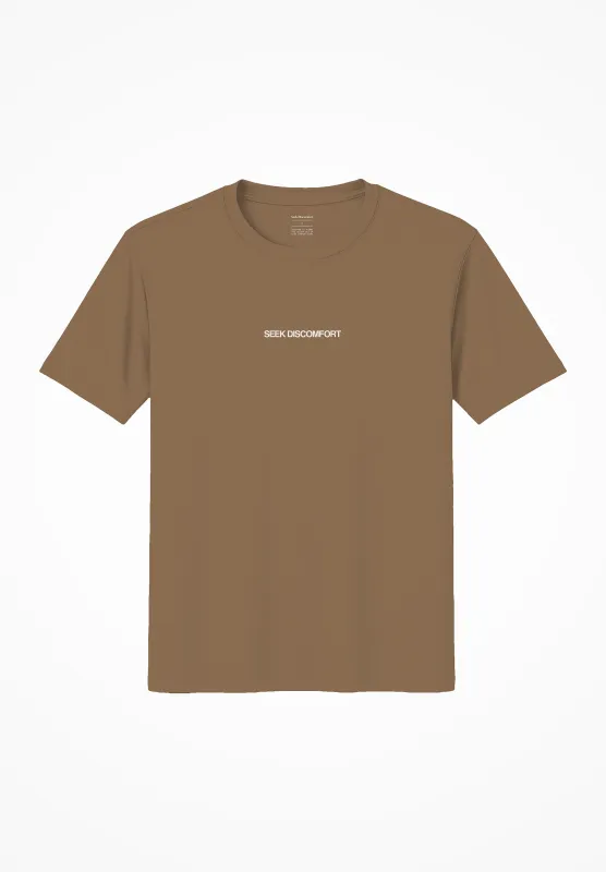 SD PERFORMANCE TEE BROWN sold by Seek Discomfort