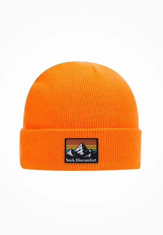 Trail Patch Beanie - Orange sold by Seek Discomfort