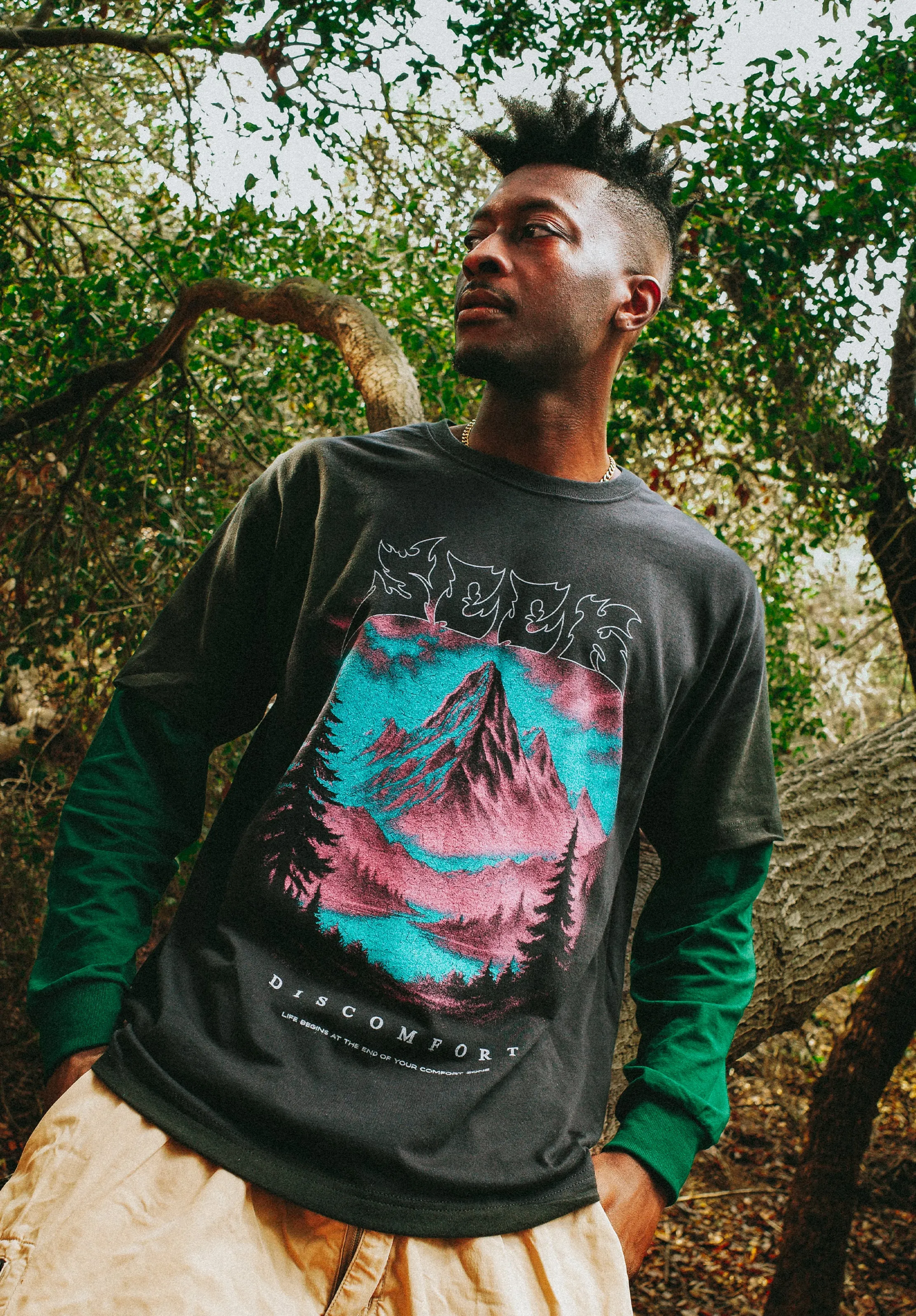 Beyond The Valley Tee sold by Seek Discomfort product image thumbnail 4
