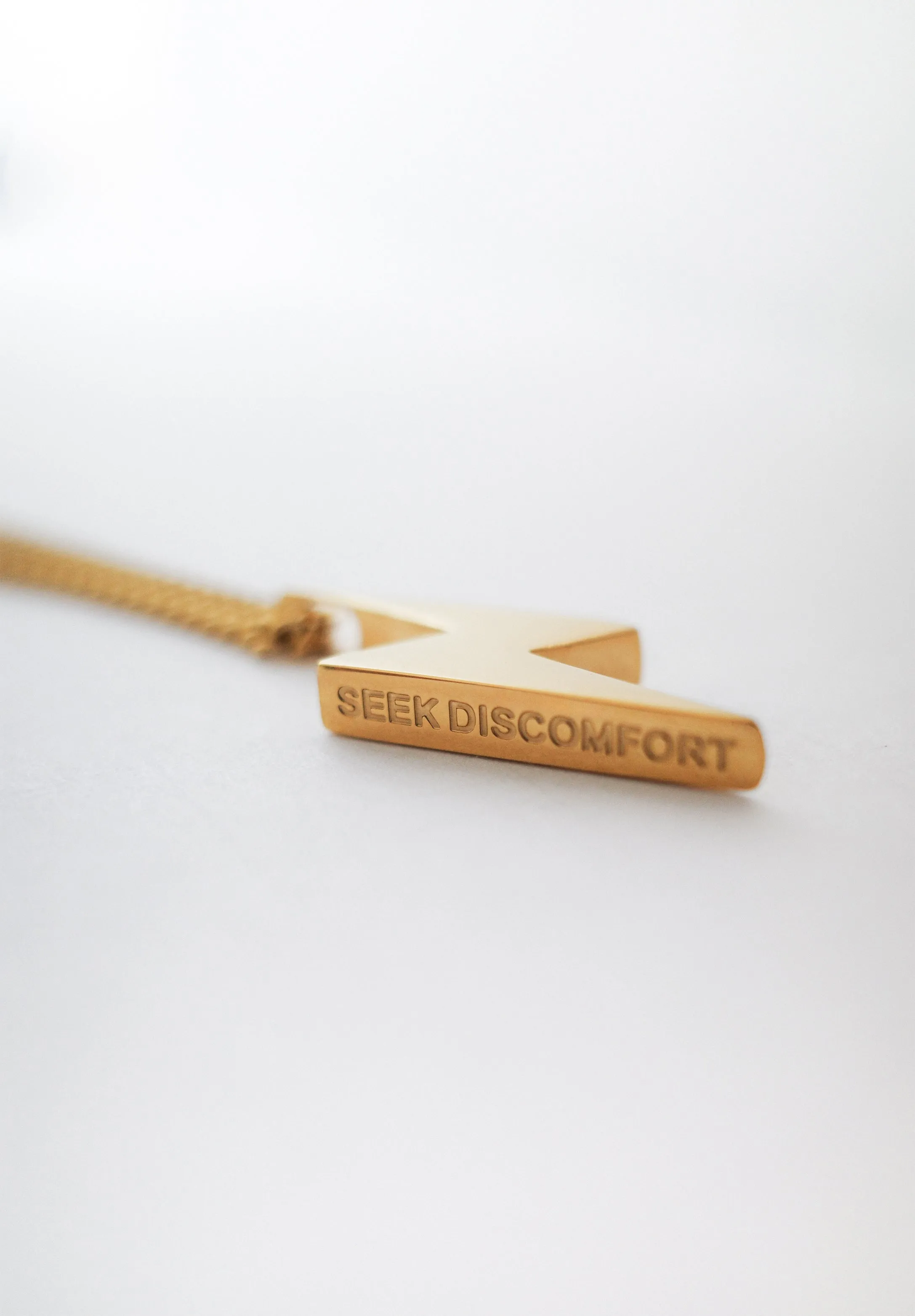 Gold Seeker Necklace sold by Seek Discomfort product image thumbnail 3