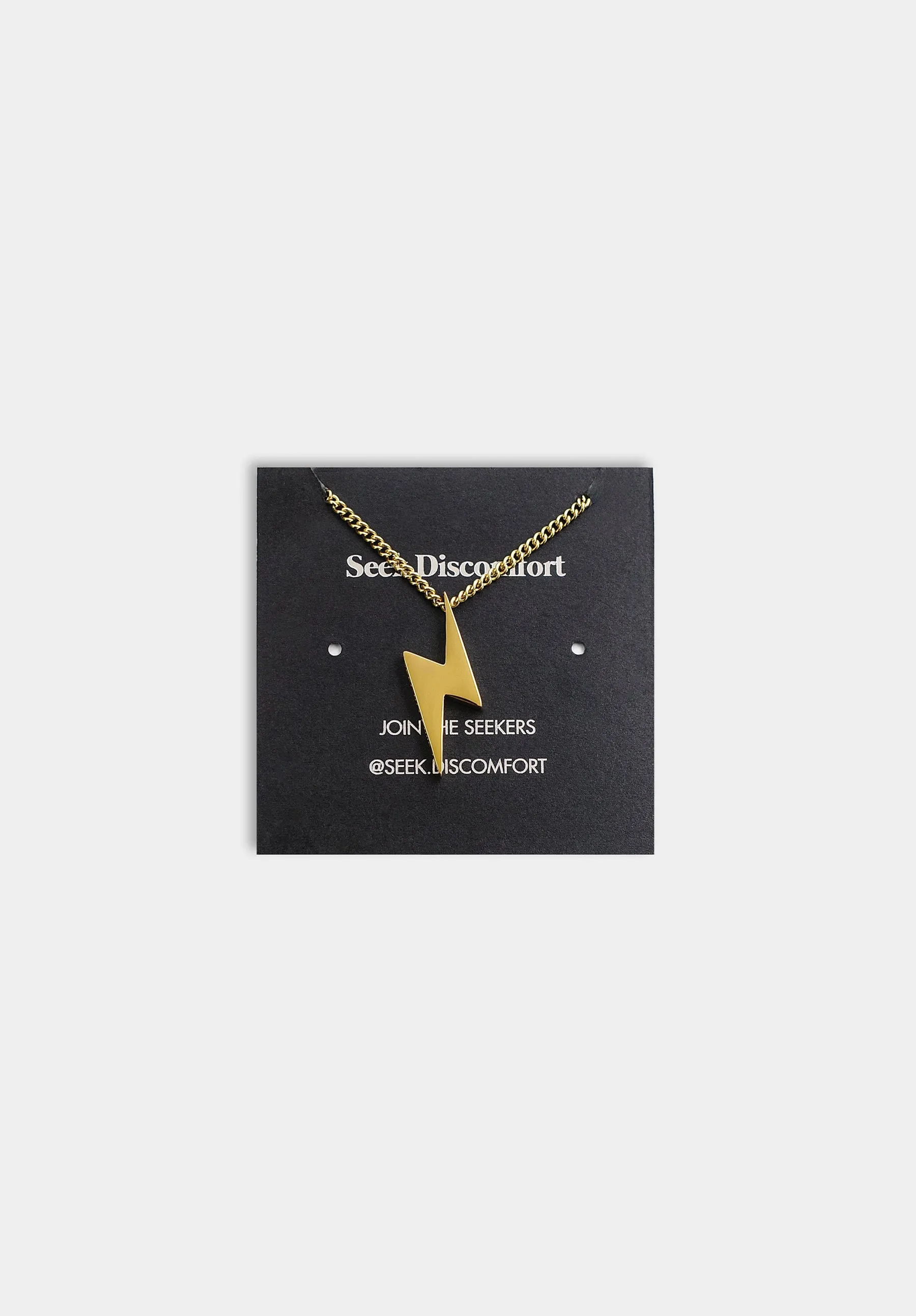 Gold Seeker Necklace sold by Seek Discomfort product image thumbnail 2