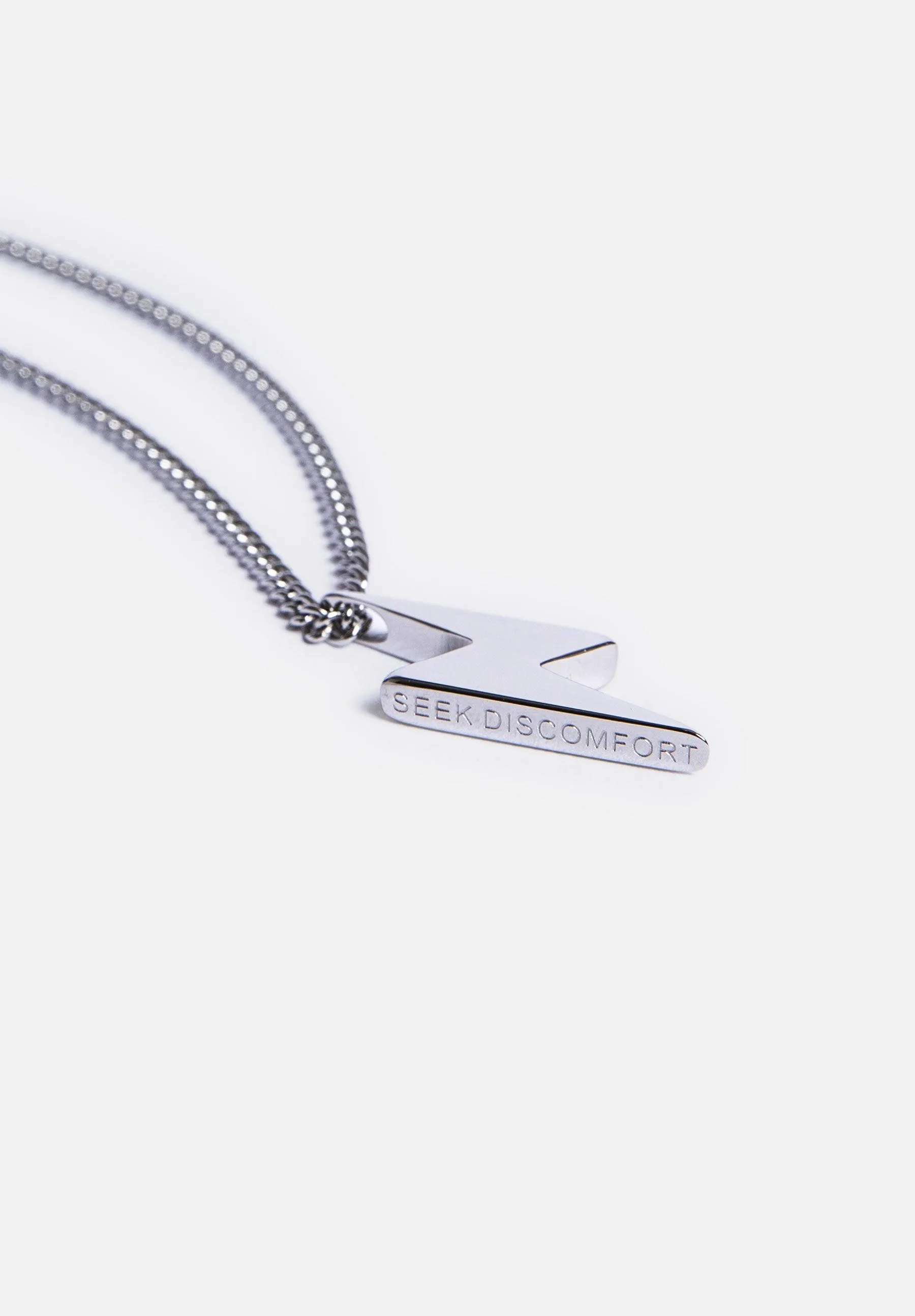 Silver Seeker Necklace sold by Seek Discomfort product image thumbnail 5