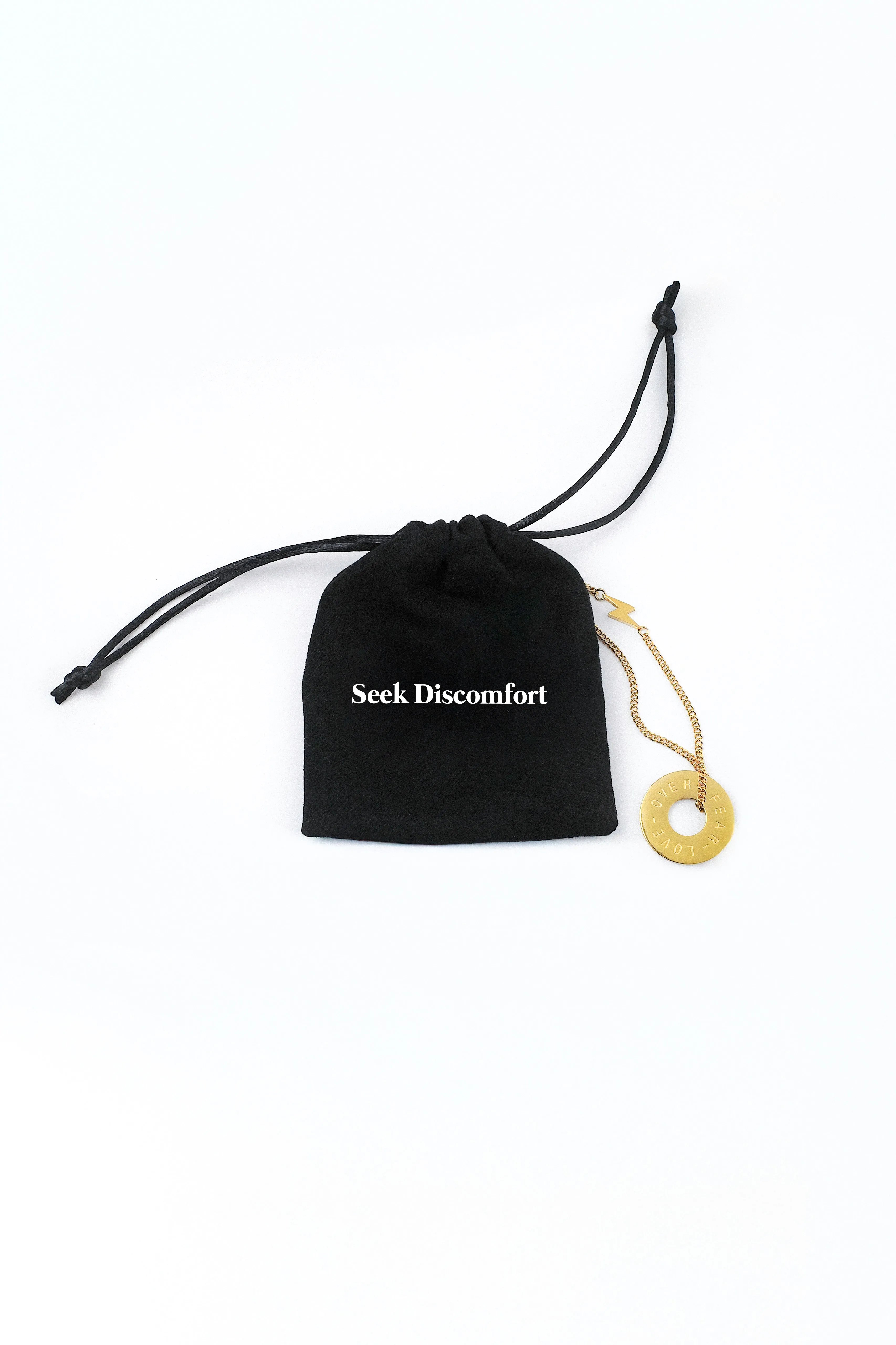 Gold Mantra Necklace sold by Seek Discomfort product image thumbnail 4