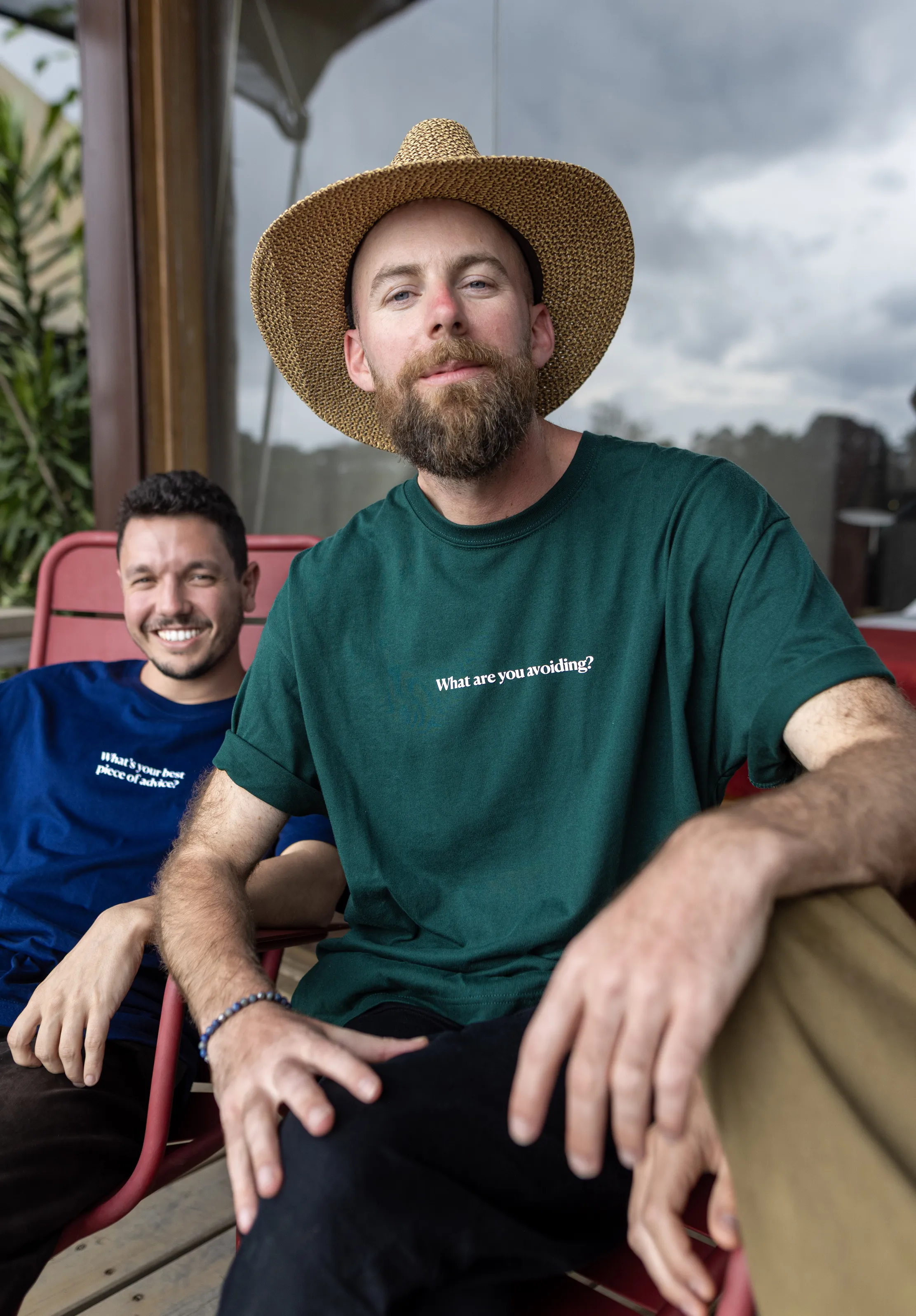 What are you avoiding Tee sold by Seek Discomfort product image thumbnail 2
