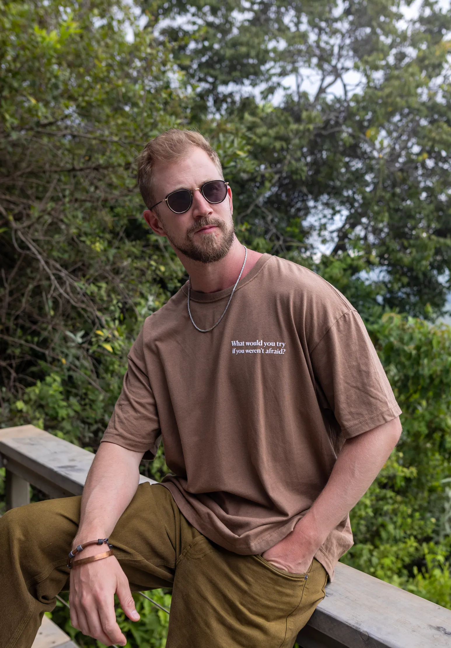 What would you try Tee sold by Seek Discomfort product image thumbnail 2