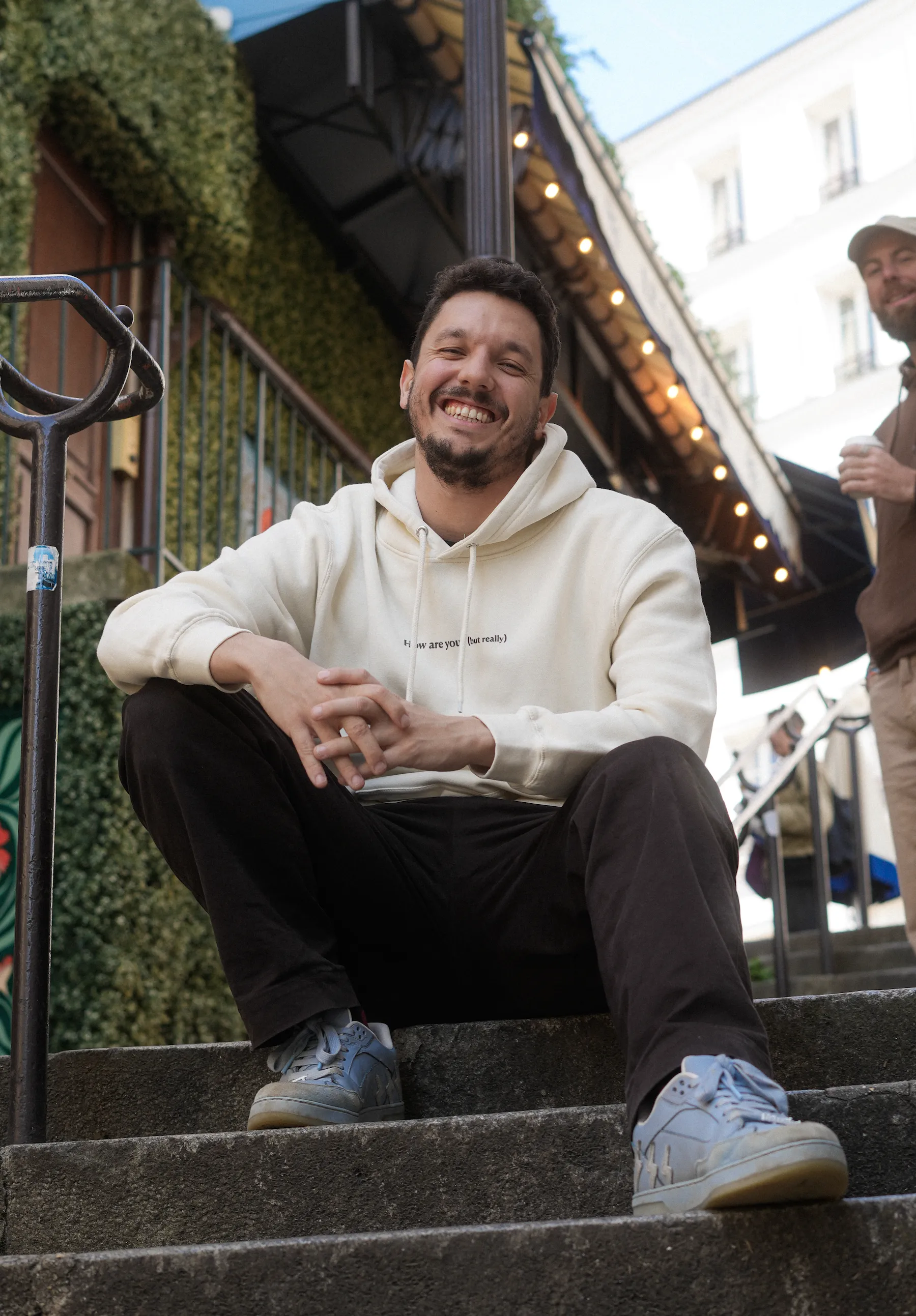 How are you (but really) Hoodie sold by Seek Discomfort product image thumbnail 2