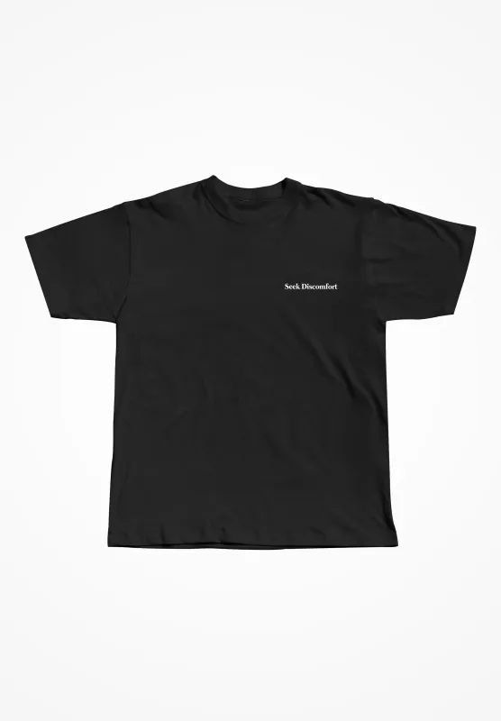 Classic Essential Tee Black made by Seek Discomfort