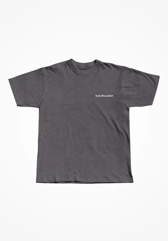 Classic Essential Tee Dark Heather made by Seek Discomfort