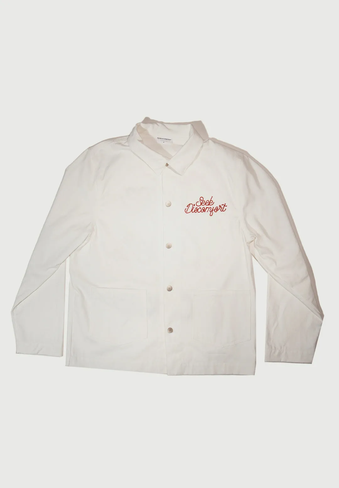 White Love Over Fear Jacket - Small sold by Seek Discomfort product image thumbnail 4