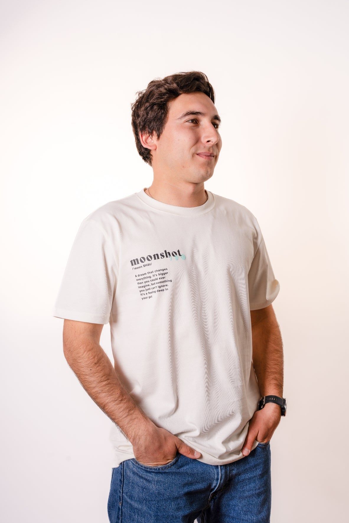 Bone Moonshot Tee sold by Seek Discomfort product image thumbnail 5