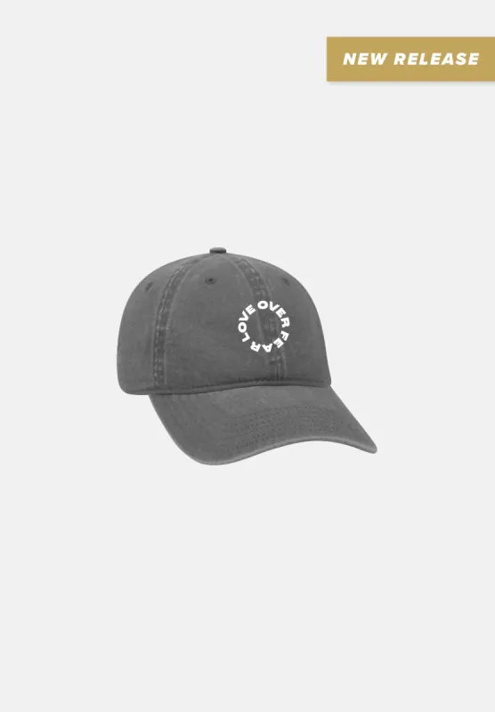 Love Over Fear Dad Hat sold by Seek Discomfort