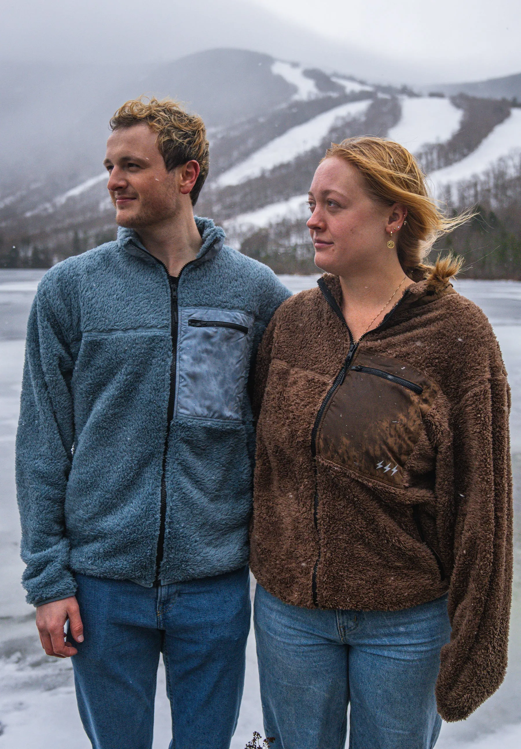 Slate Sherpa Jacket sold by Seek Discomfort product image thumbnail 3