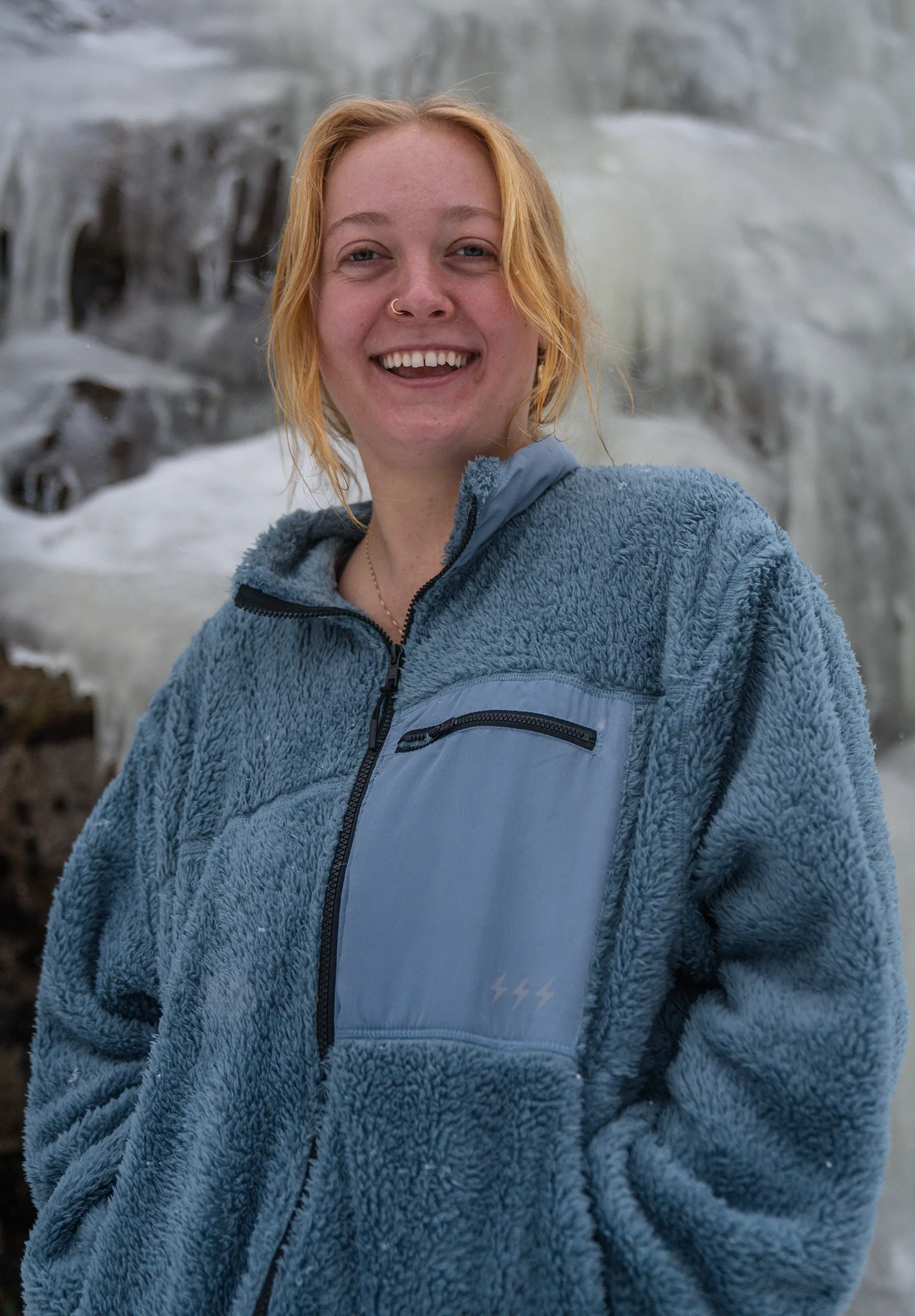 Slate Sherpa Jacket sold by Seek Discomfort product image thumbnail 2