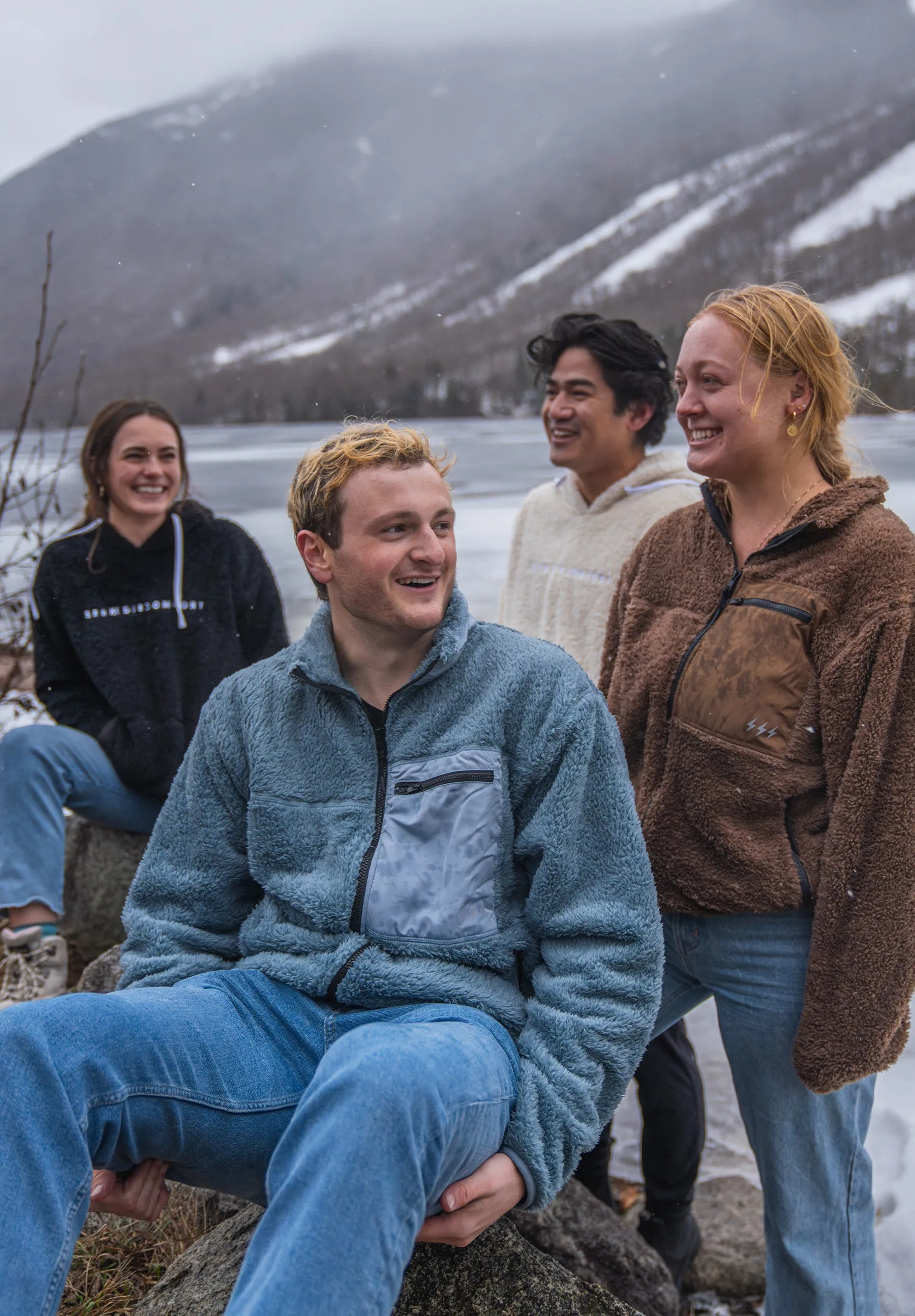 Slate Sherpa Jacket sold by Seek Discomfort product image thumbnail 4