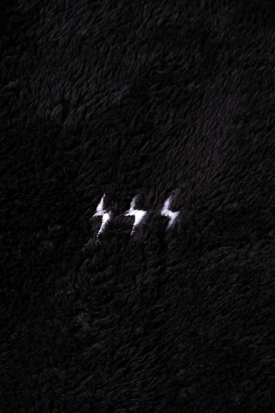 Black Sherpa Hoodie sold by Seek Discomfort product image thumbnail 3