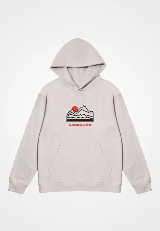 Bone Mountain Outline Hoodie sold by Seek Discomfort