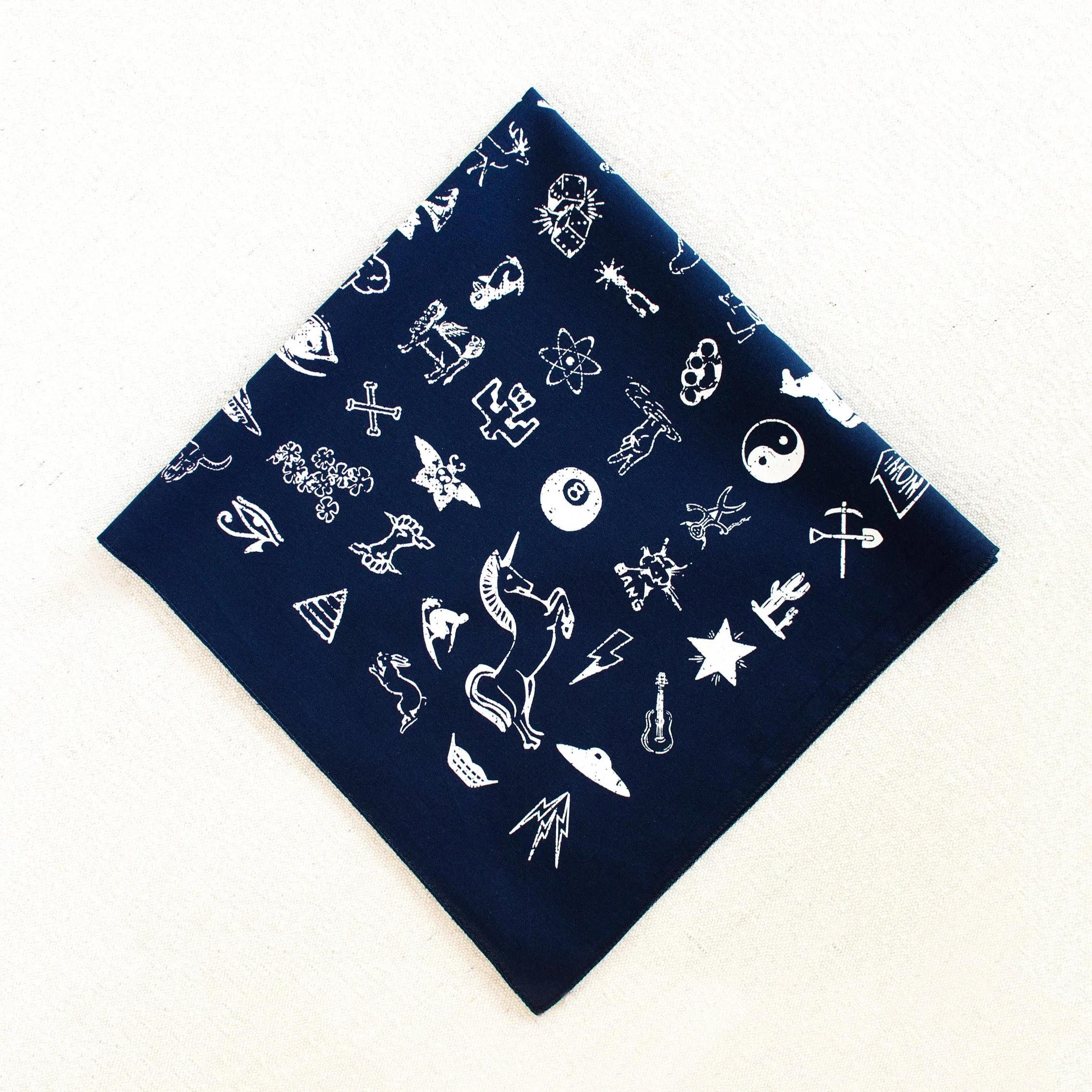 Navy Big Fun Bandana sold by Abracadana product image thumbnail 3