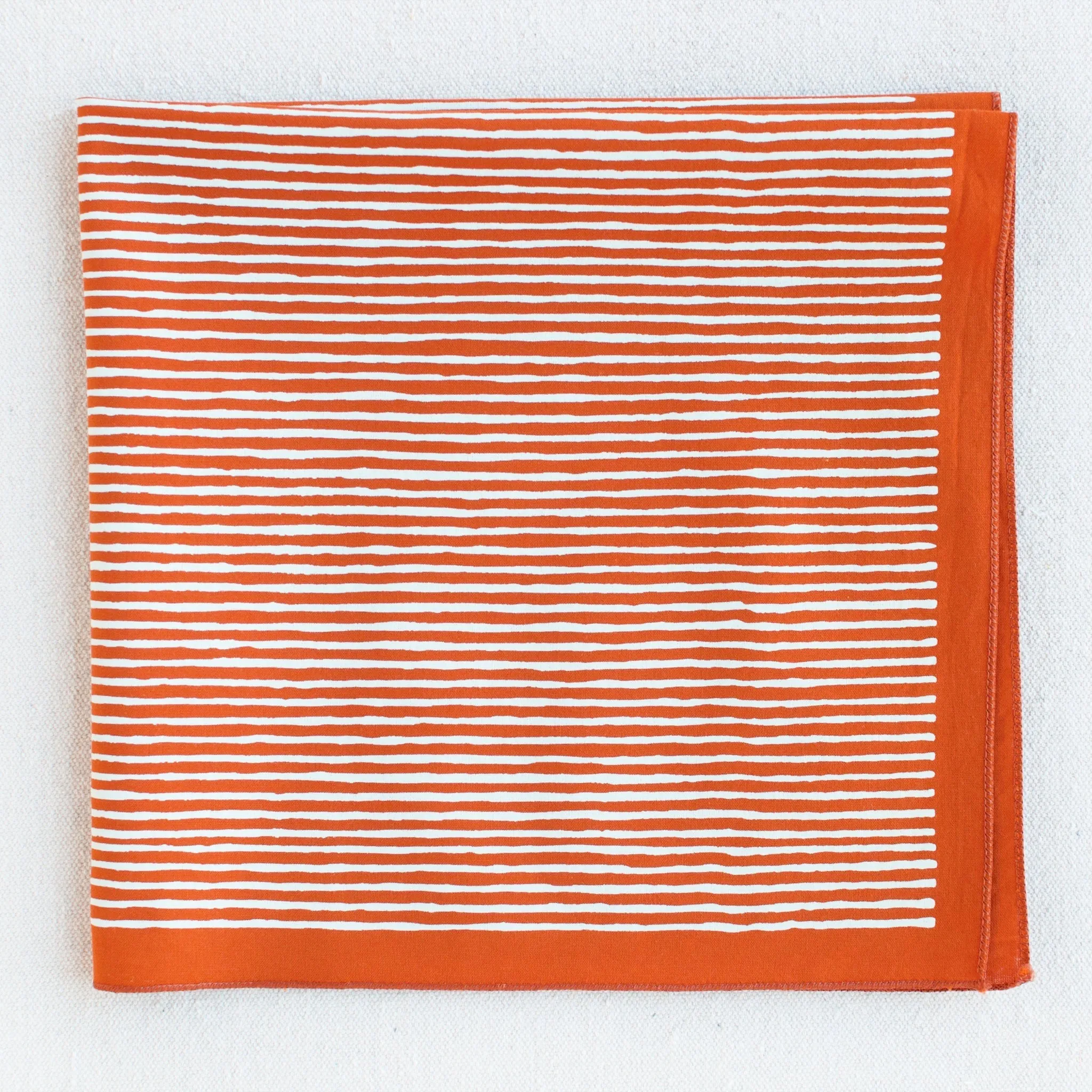 Striped Bandana- Marmalade Orange sold by Abracadana product image thumbnail 4