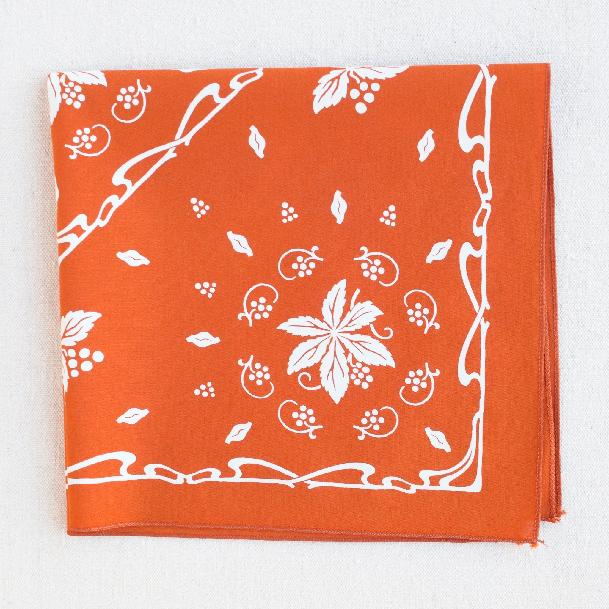 New Leaf Bandana- Marmalade Orange sold by Abracadana product image thumbnail 3
