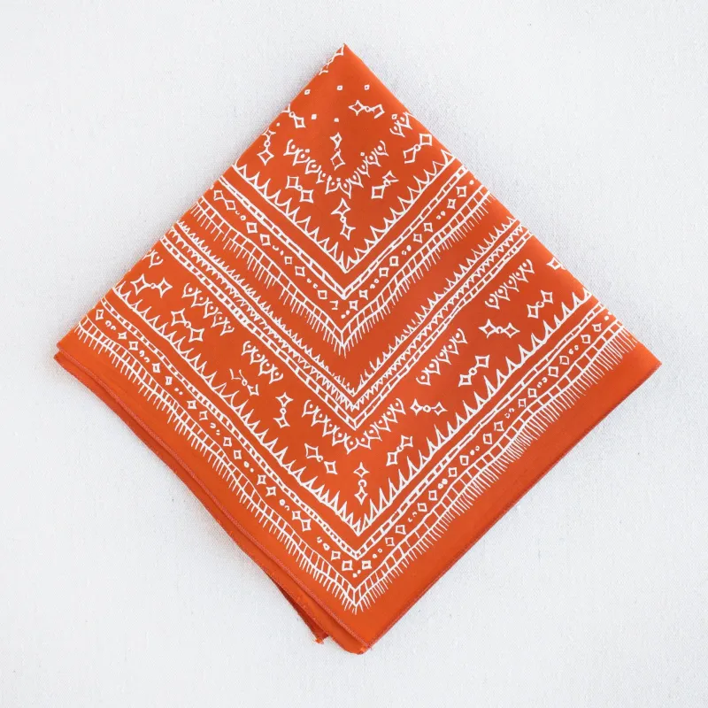 Diamond Bandana-Marmalade Orange sold by Abracadana