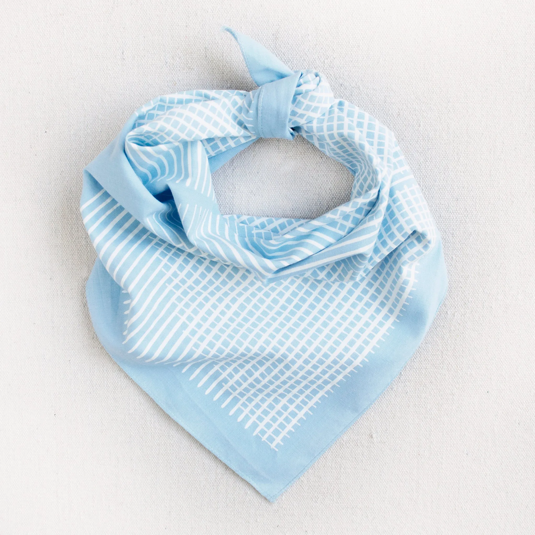 Light Blue Hills Bandana sold by Abracadana