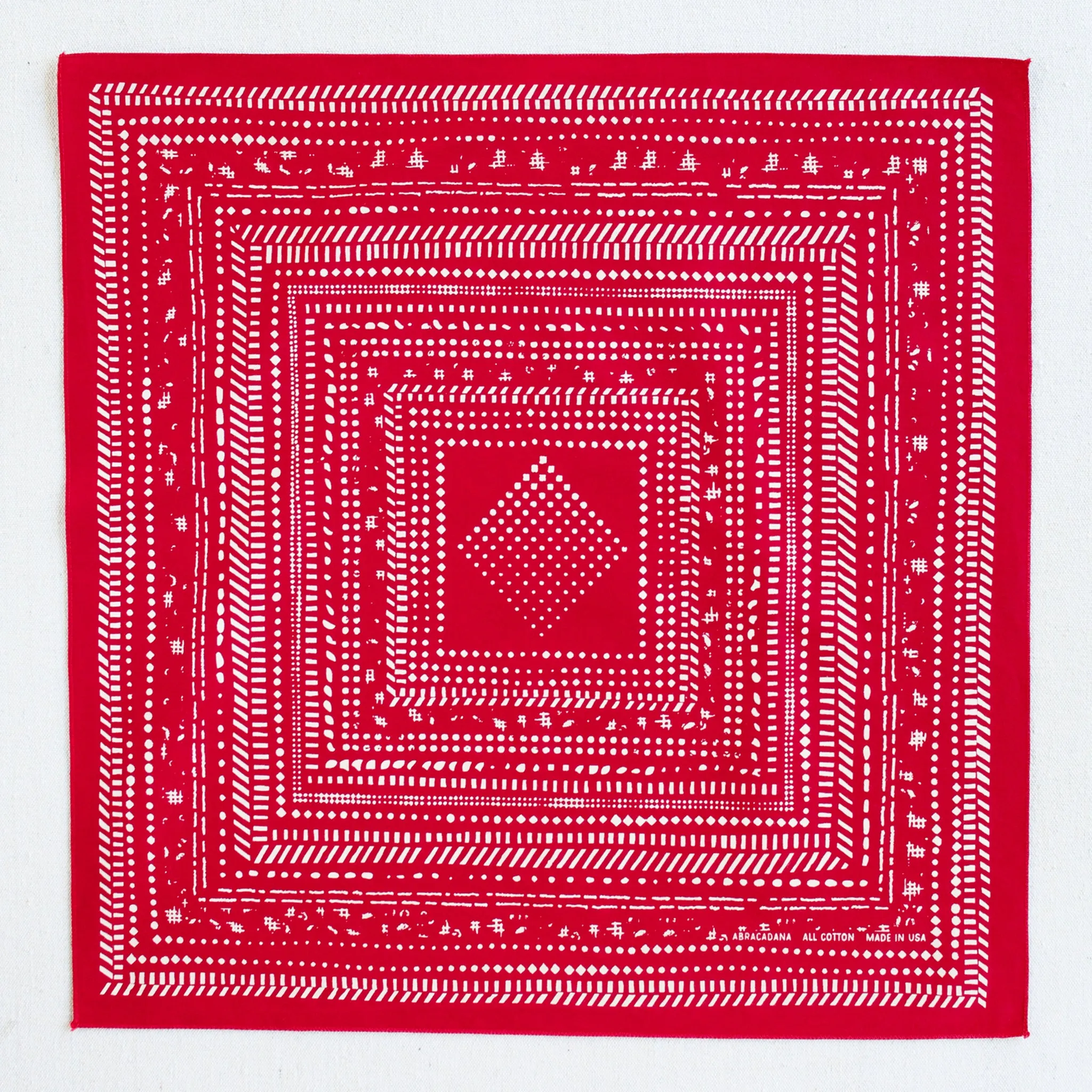Red Dot Dash Bandana sold by Abracadana product image thumbnail 3