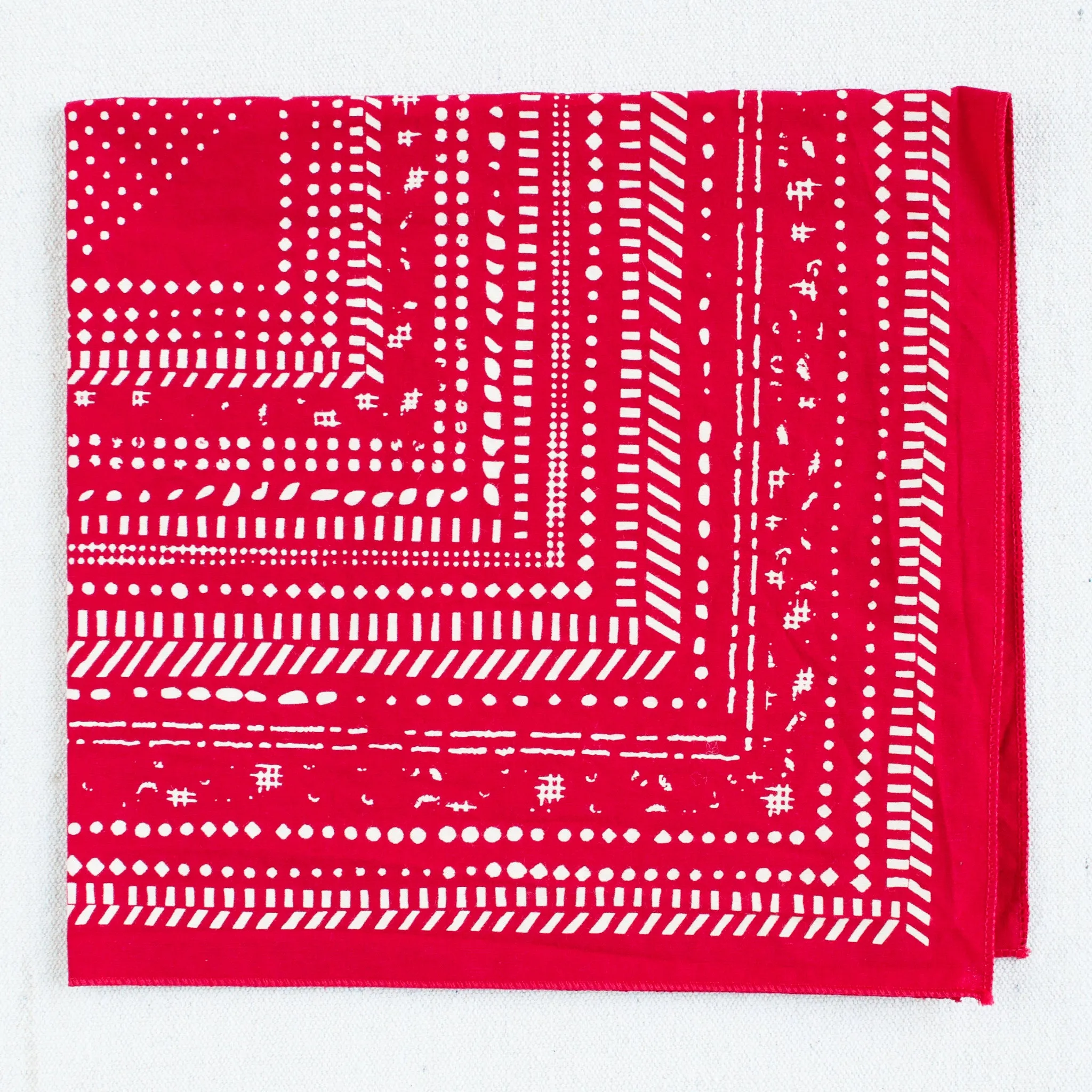Red Dot Dash Bandana sold by Abracadana product image thumbnail 2