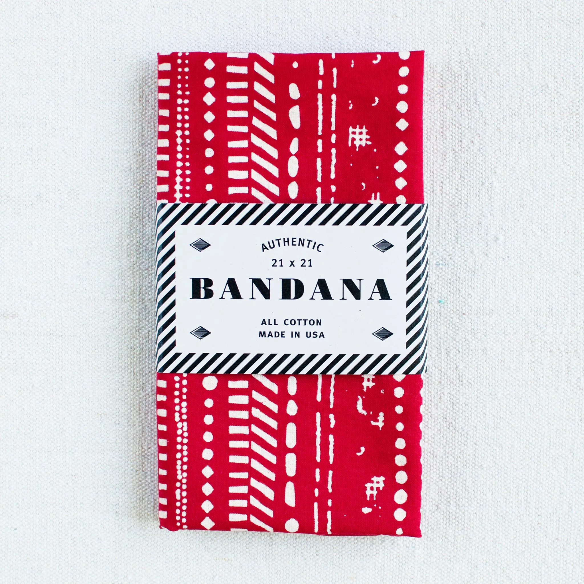 Red Dot Dash Bandana sold by Abracadana product image thumbnail 4